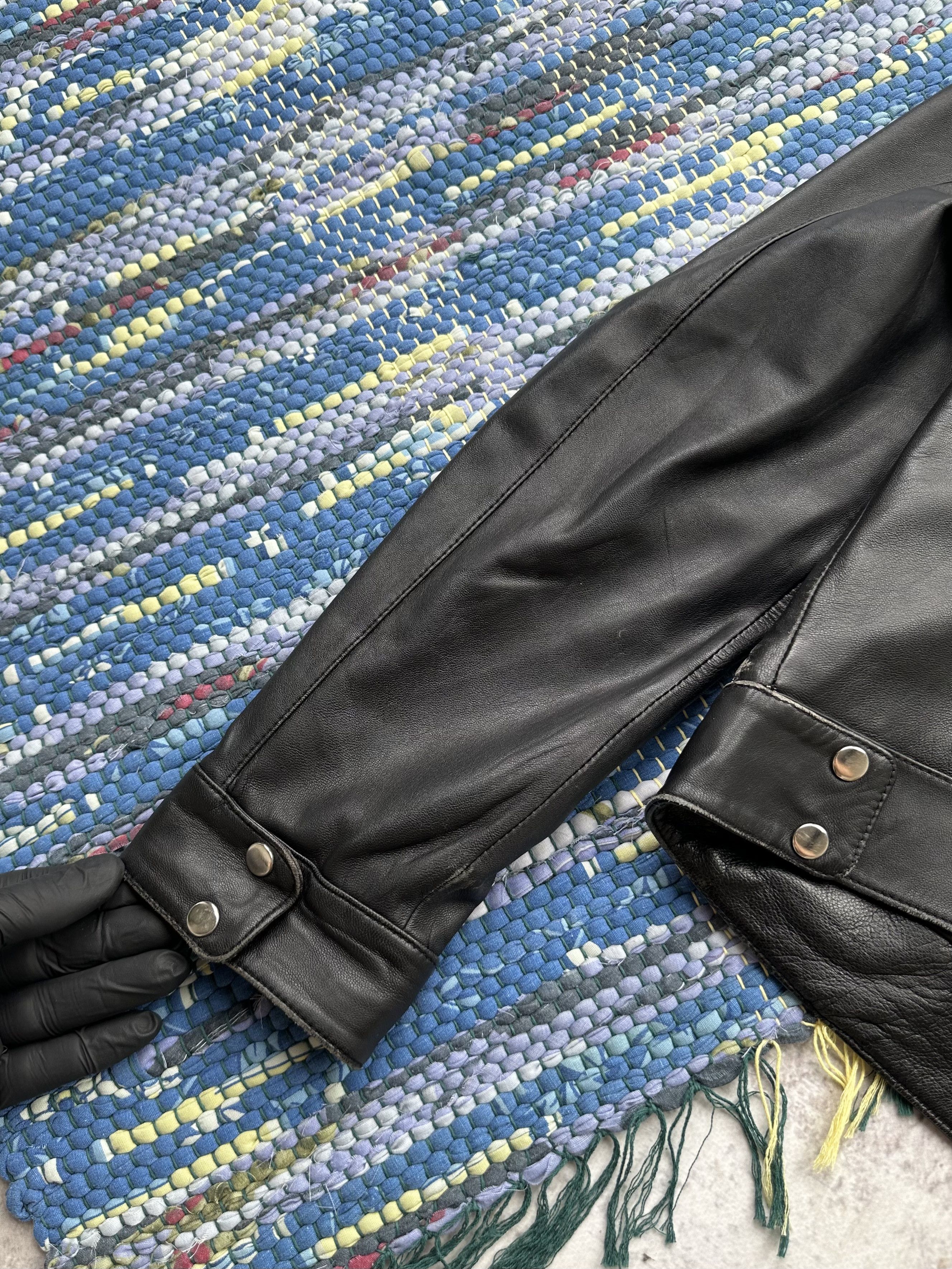 Vintage Vintage Leather Jacket A119D15(287) Size M / US 6-8 / IT 42-44 - 9 Thumbnail