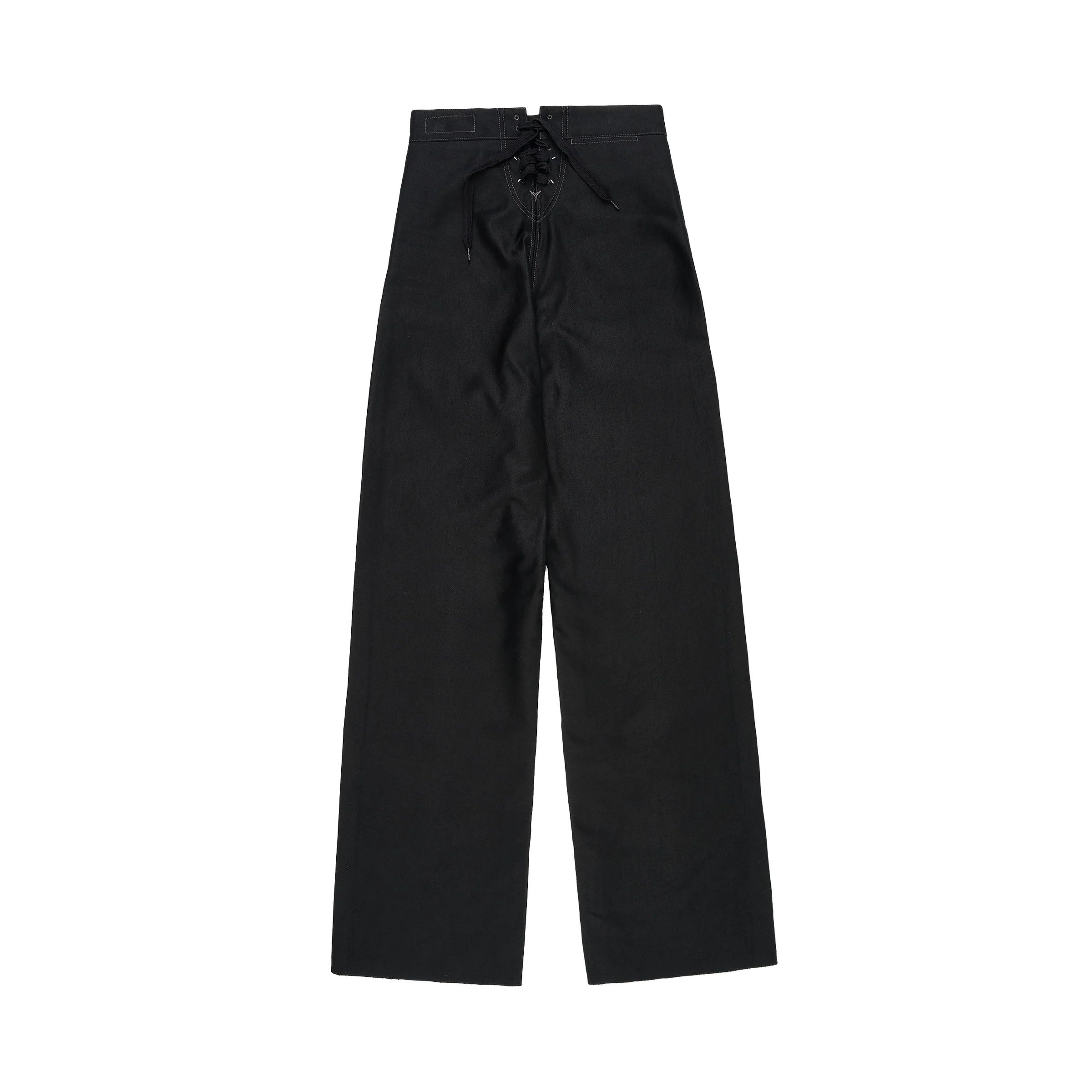 Maison Margiela o1mris0824 Cotton Trouser in Black Size US 32 / EU 48 - 2 Thumbnail