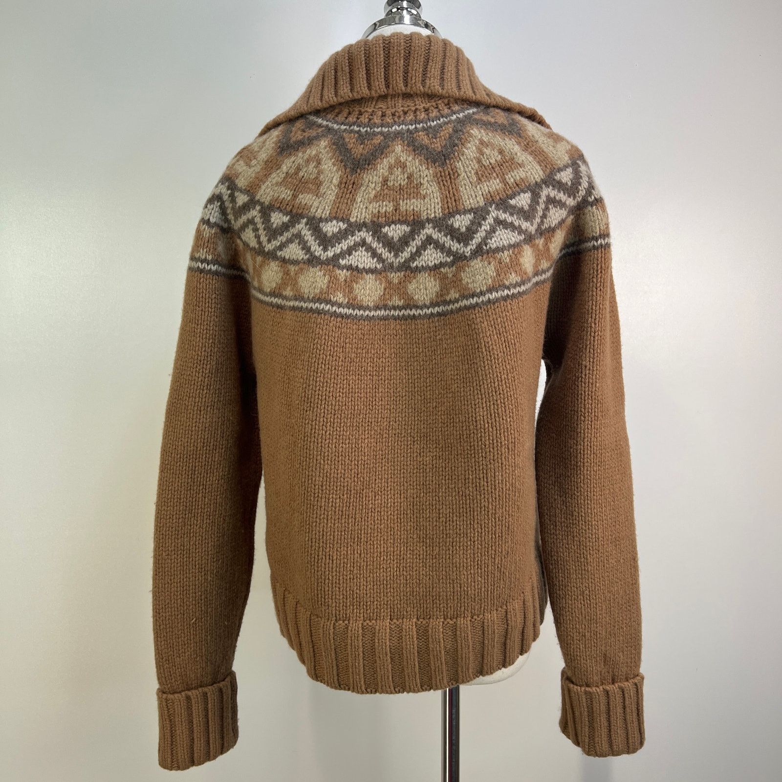 Brooks Brothers Brooks Brother Wool Alpaca Sweater Tan Brown Knit Size XL / US 12-14 / IT 48-50 - 7 Thumbnail