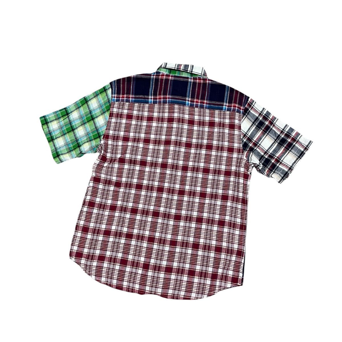 Japanese Brand 🍄Splendid Satisfaction Short Madras Check Multi Panel Size US XL / EU 56 / 4 - 4 Thumbnail