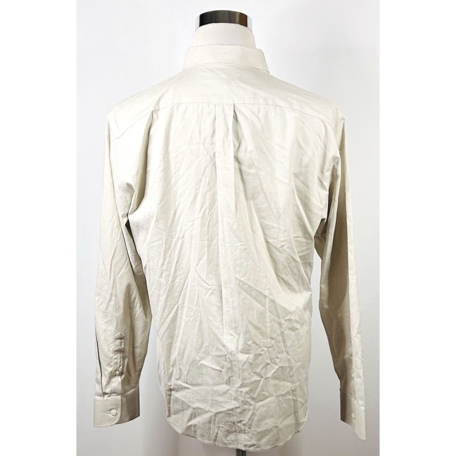 Everlane Everlane Button-Down Shirt XL Light Beige Cotton Blend Mens NWT Vintage: No (adjusted to original terms) Size US XL / EU 56 / 4 - 5 Thumbnail
