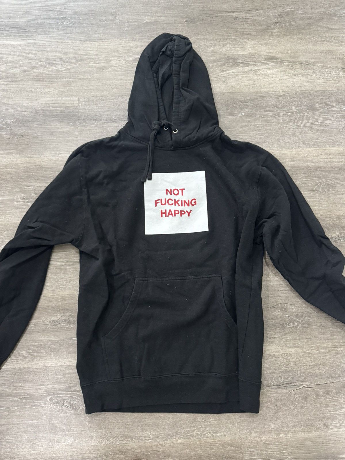 Anti Social Social Club Anti Social Social Club "NOT FUCKING HAPPY" Hoodie Size US L / EU 52-54 / 3 - 1 Thumbnail