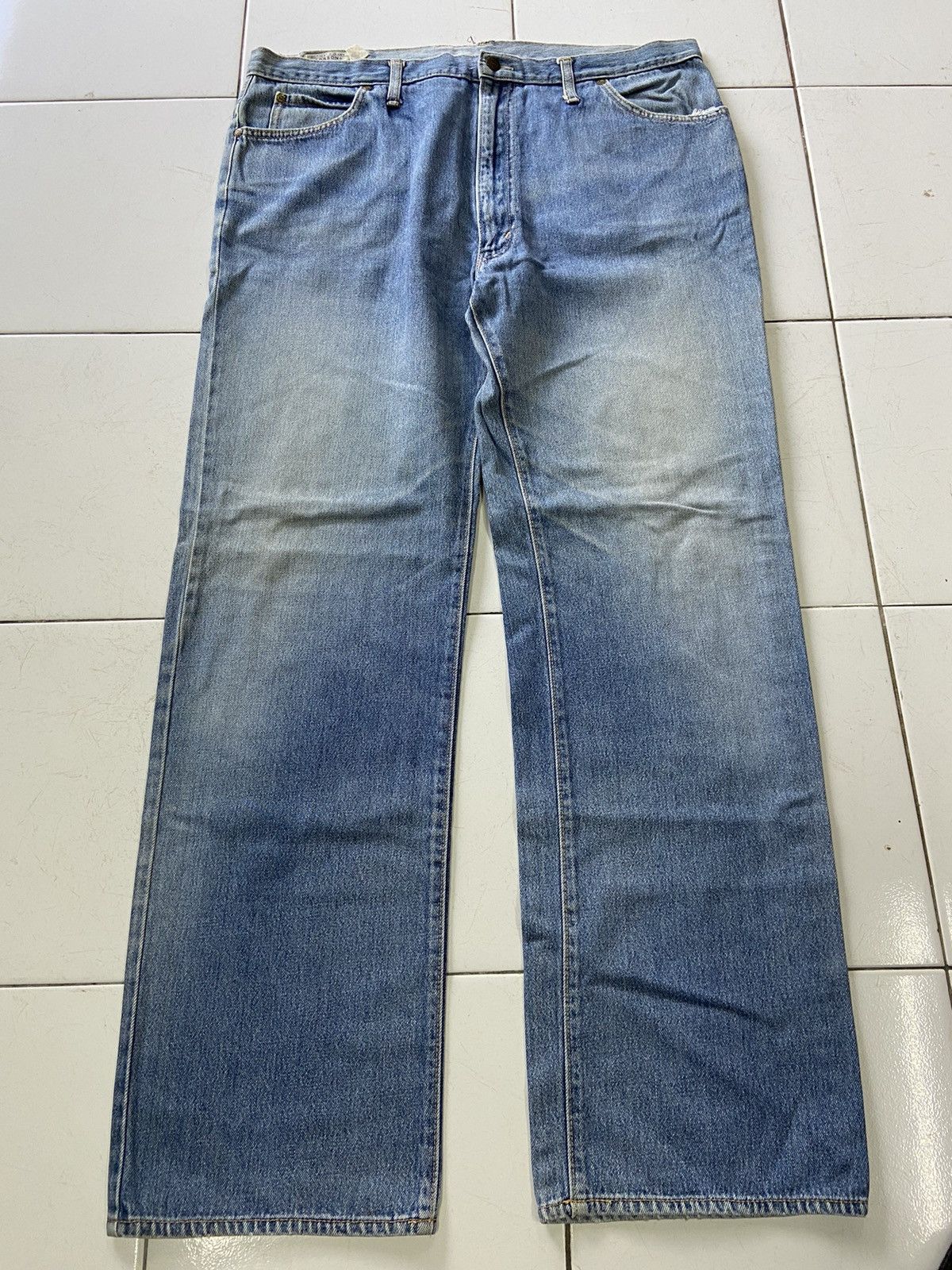 Vintage VINTAGE BOBSON STRAIGHT CUT DENIM JEANS Size US 38 / EU 54 - 1 Thumbnail