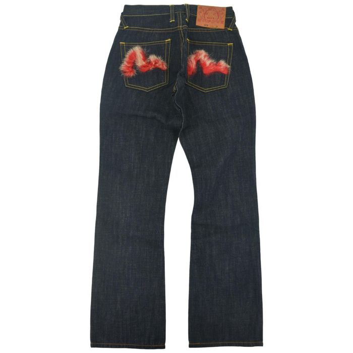 Evisu Evisu Rabbit Fur Gull Japanese Denim Jeans Women's Size W26 Grailed