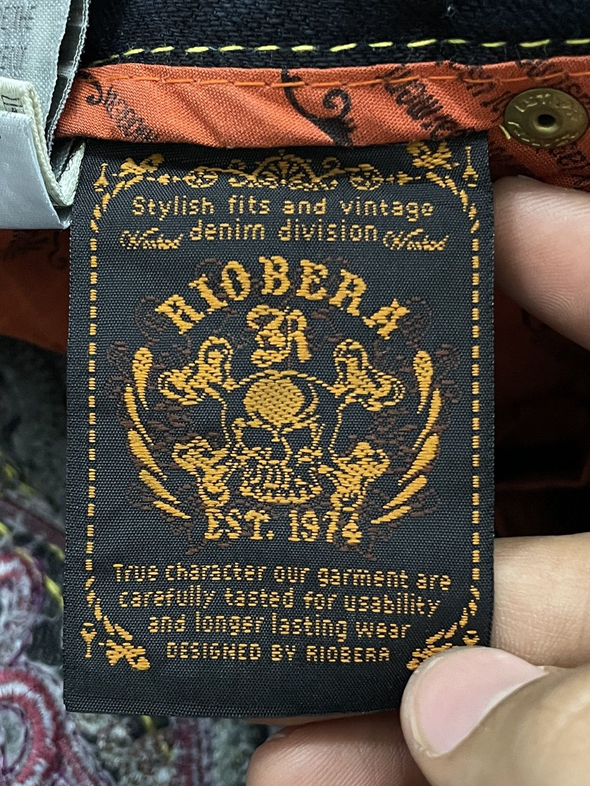 Affliction Riobera Embroidery Red Pepper Lolita Style Pocket Flare Pant Size US 28 / EU 44 - 17 Thumbnail