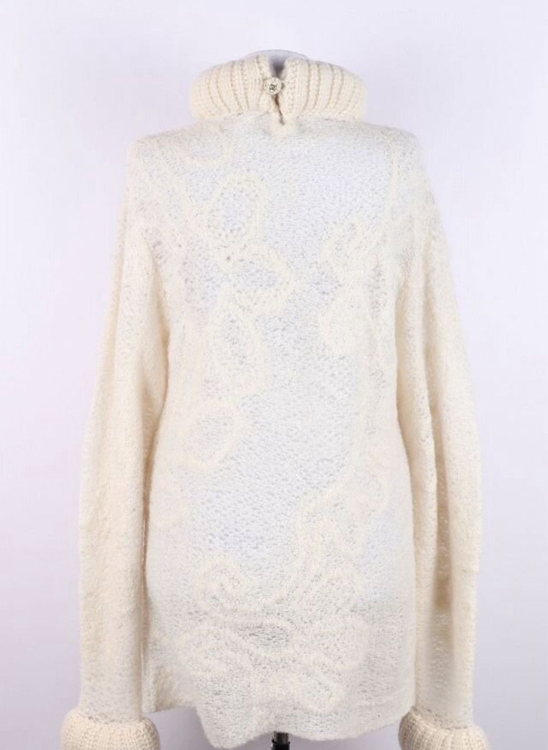 Chanel Chanel 2008 Runway Pattern Cashmere Alpaca Mohair Sweater Size XS / US 0-2 / IT 36-38 - 5 Thumbnail