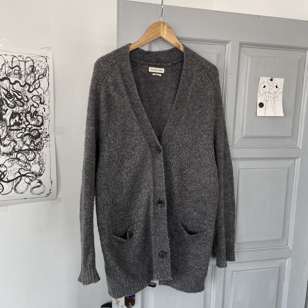 Designer × Isabel Marant Vintage Isabel Marant Étolie Wool Cardigan size 40 Size S / US 4 / IT 40 - 3 Thumbnail