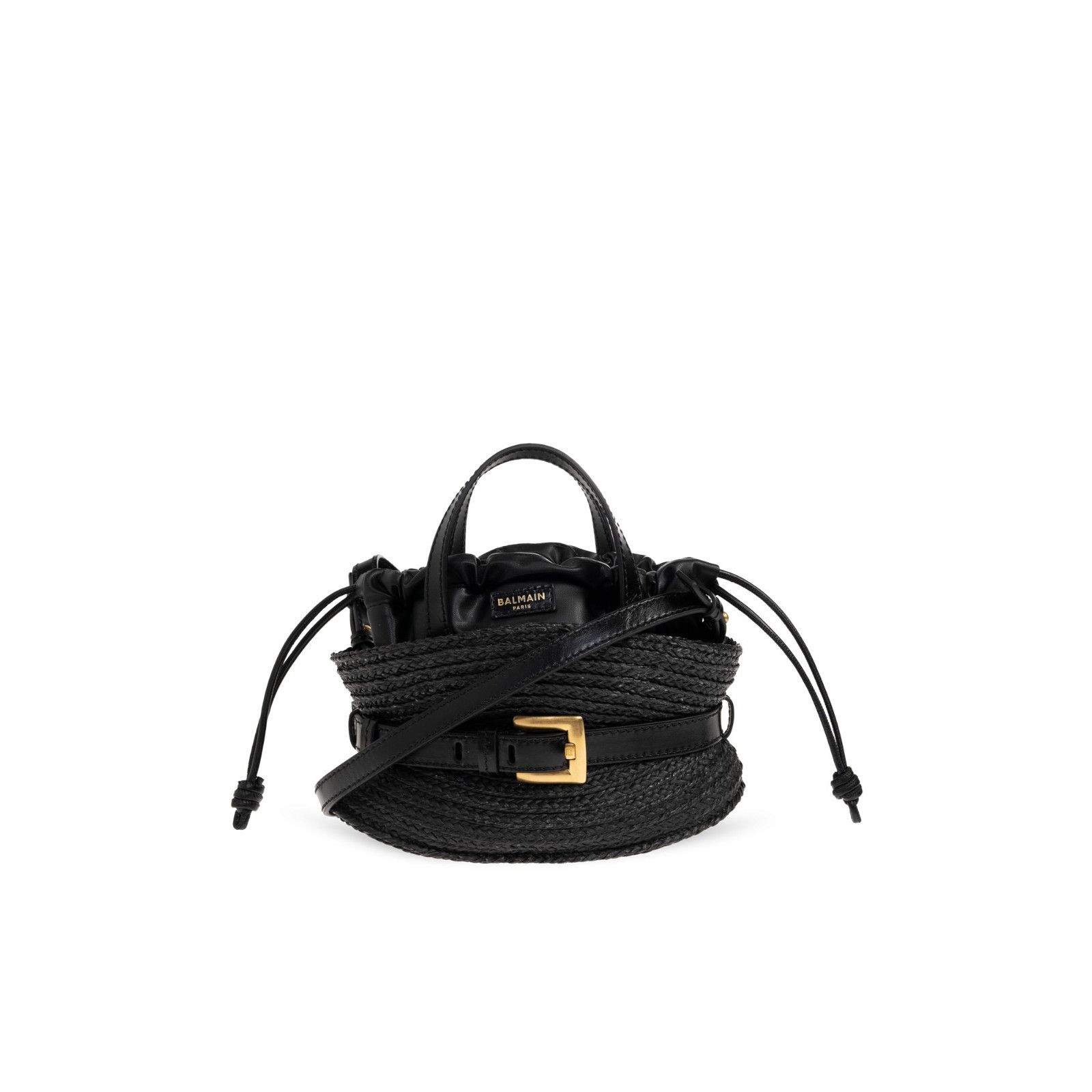 Balmain BALMAIN Shuffle Mini Black Top Handle Bag New & Authentic Size ONE SIZE - 1 Thumbnail
