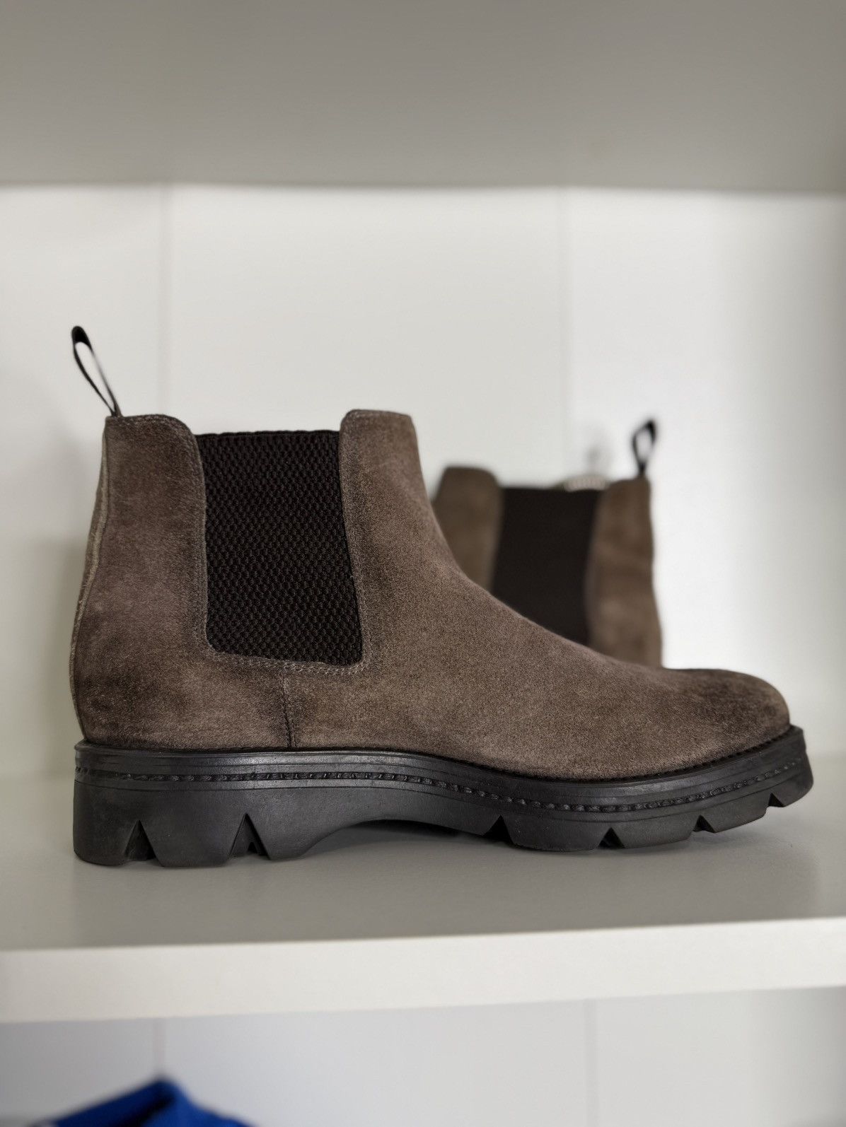 Santoni Santoni Suede Leather Chelsea Boots size 36.5 Size US 6.5 / IT 36.5 - 5 Thumbnail