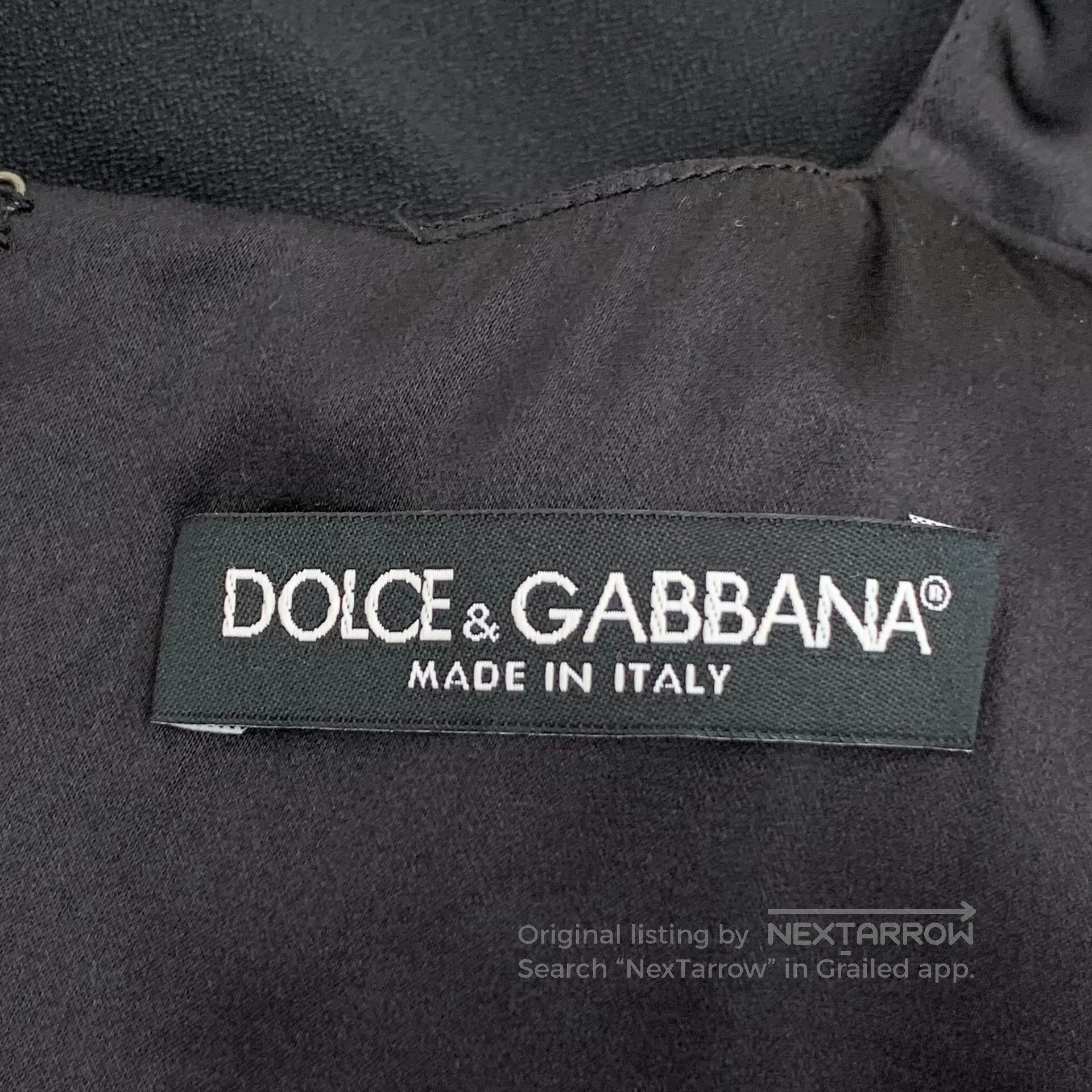 Dolce & Gabbana Dolce Gabbana Black daisy print crew neck short sleeve dre Size XS / US 0-2 / IT 36-38 - 5 Thumbnail