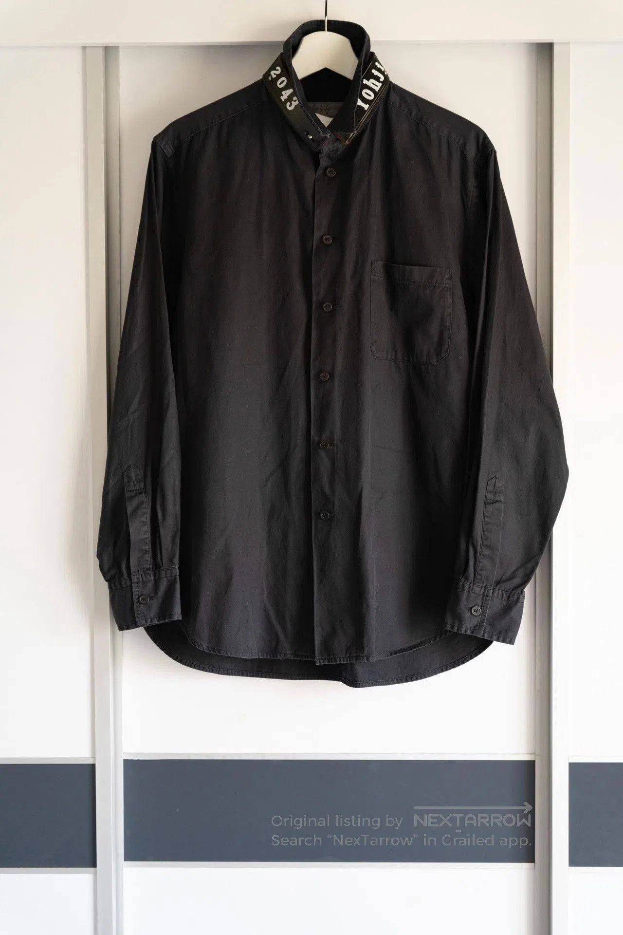 Yohji Yamamoto Yohji Yamamoto Black Long Sleeve Shirt. Size US M / EU 48-50 / 2 - 1 Thumbnail