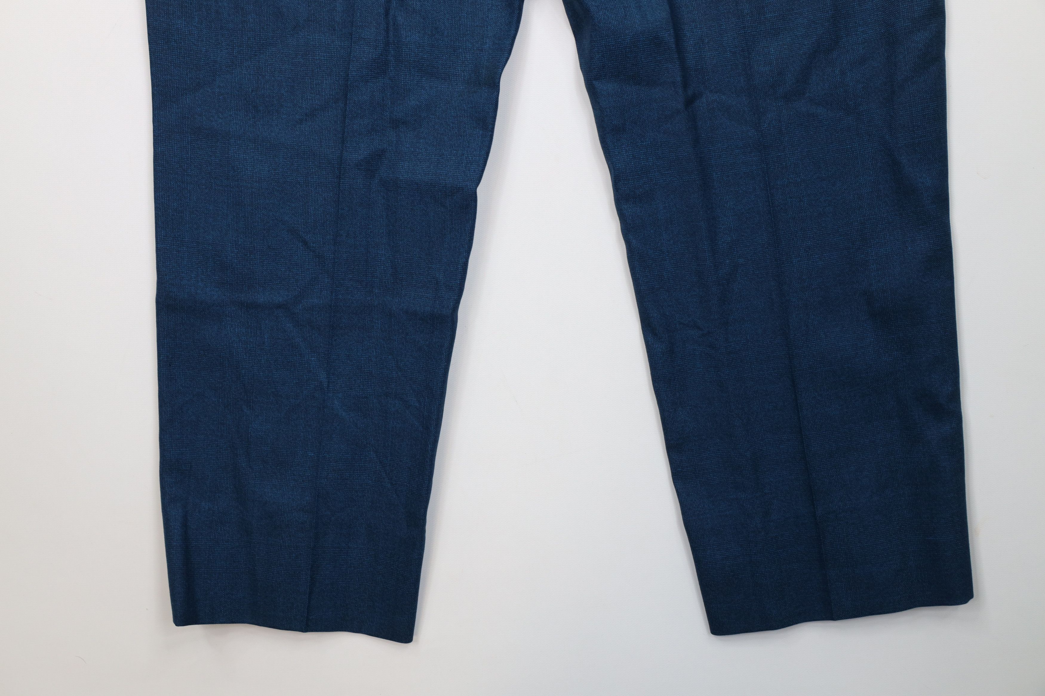 Vintage Vintage 50s Streetwear Gabardine Blend Chino Pants Blue USA Size US 36 / EU 52 - 11 Thumbnail