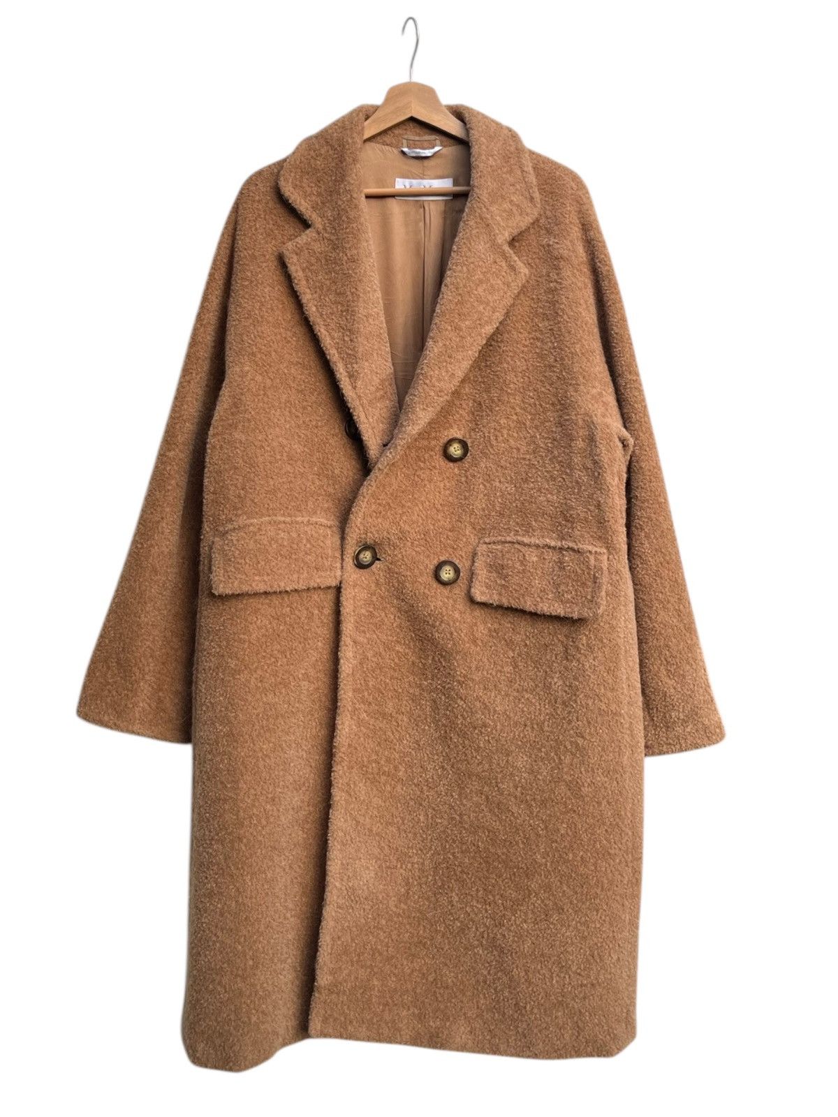 Max Mara Max Mara Alpaca Wool Double Breasted Coat Size M / US 6-8 / IT 42-44 - 2 Thumbnail