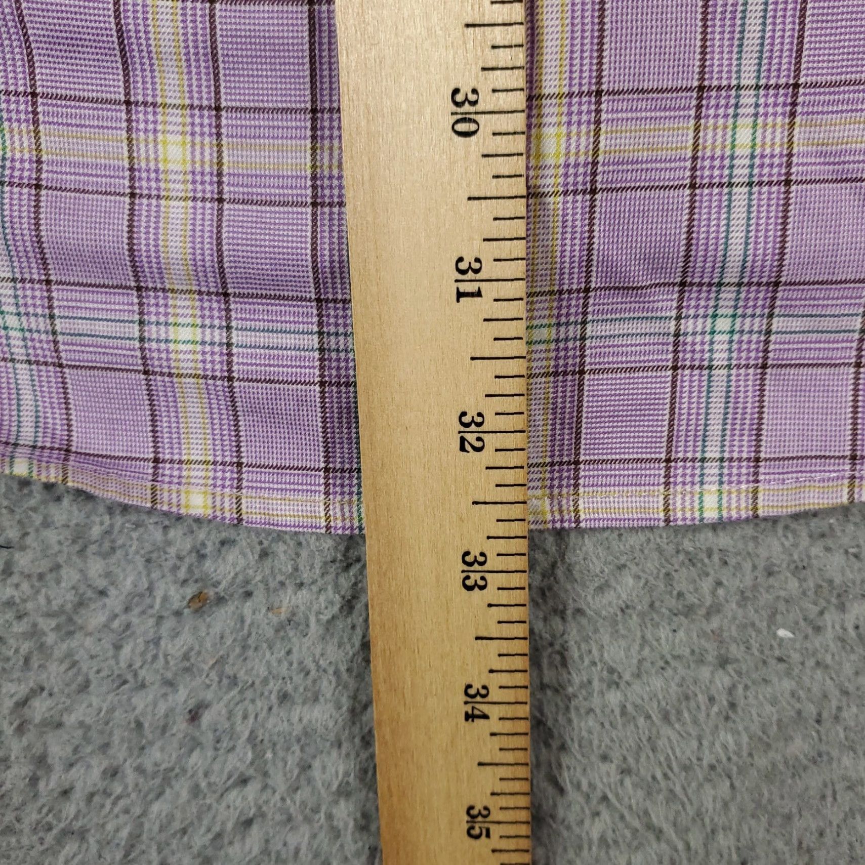 Peter Millar Peter Millar Button-Up Shirt Mens Medium Purple Plaid Long Sleeve Casual Size US M / EU 48-50 / 2 - 4 Thumbnail