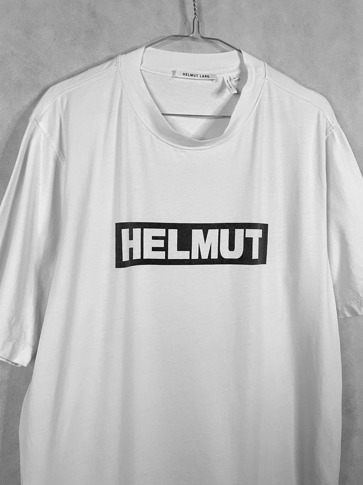 Designer Helmut Lang Big Logo Tee Tees T-shirt short sleeve Size US L / EU 52-54 / 3 - 4 Thumbnail