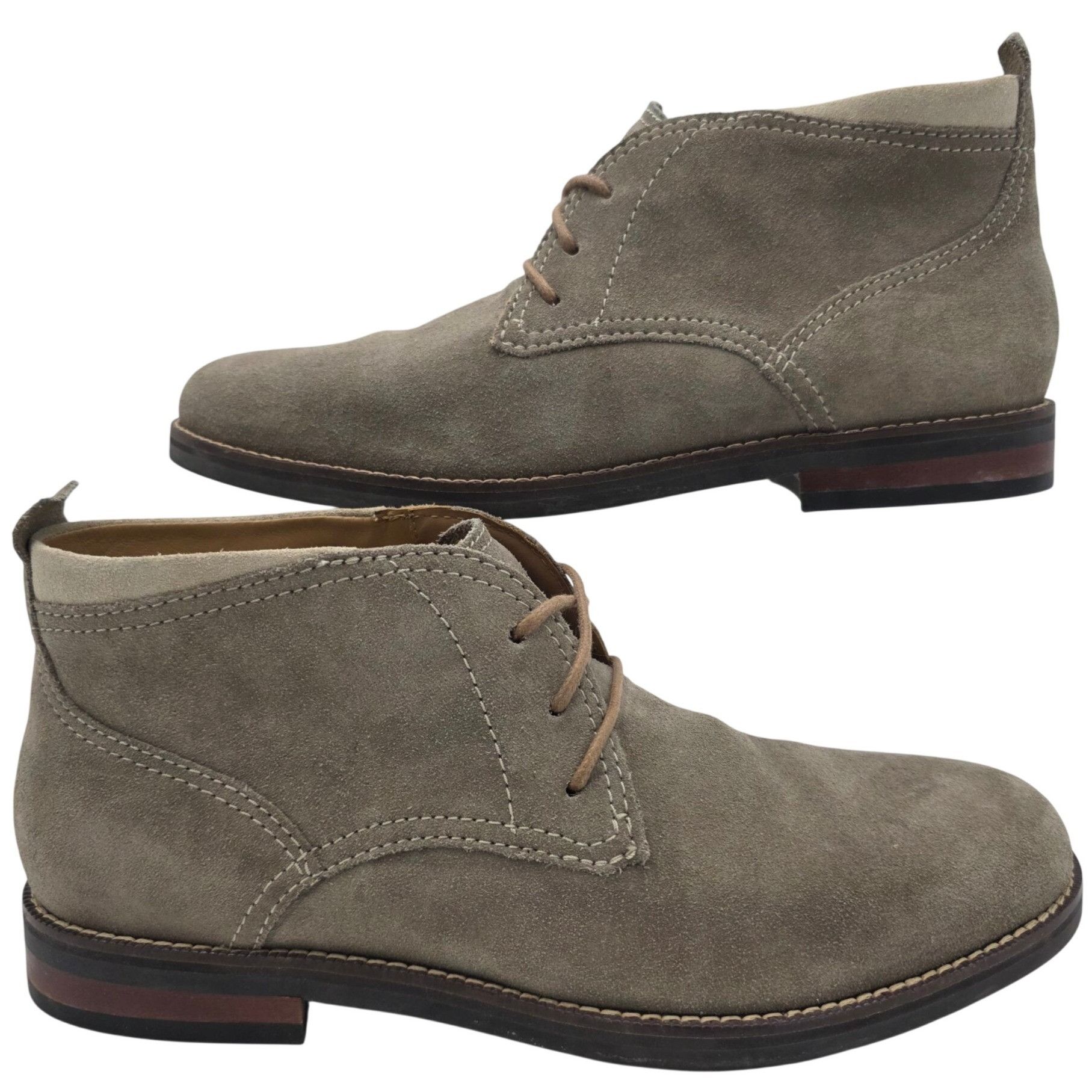 Cole Haan Cole Haan Ogden Stitch Suede Chukka Boots Tan Dress Casual 9 Size US 9 / EU 42 - 2 Thumbnail