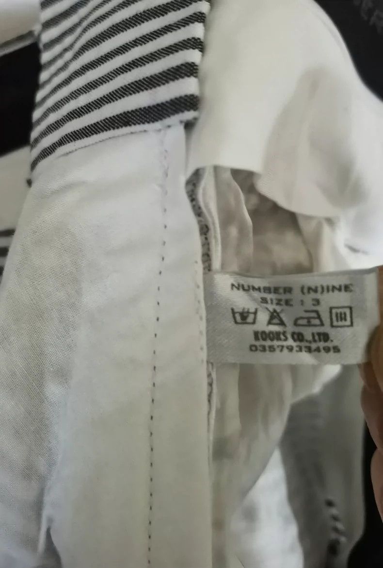 Number (N)ine Number (N)ine Trousers 02 Casual trousers jacket Striped tr Size 50R - 8 Thumbnail