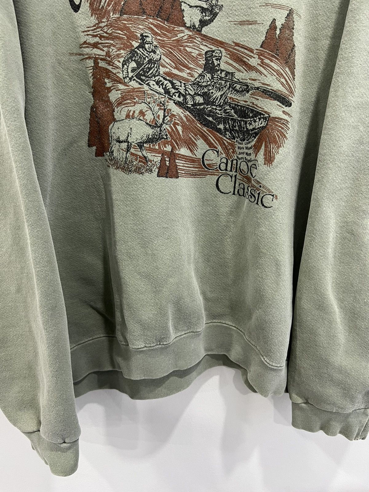 Vintage Vintage Cameron County Sweater sweatshirt canoe green animal Size US XL / EU 56 / 4 - 2 Thumbnail