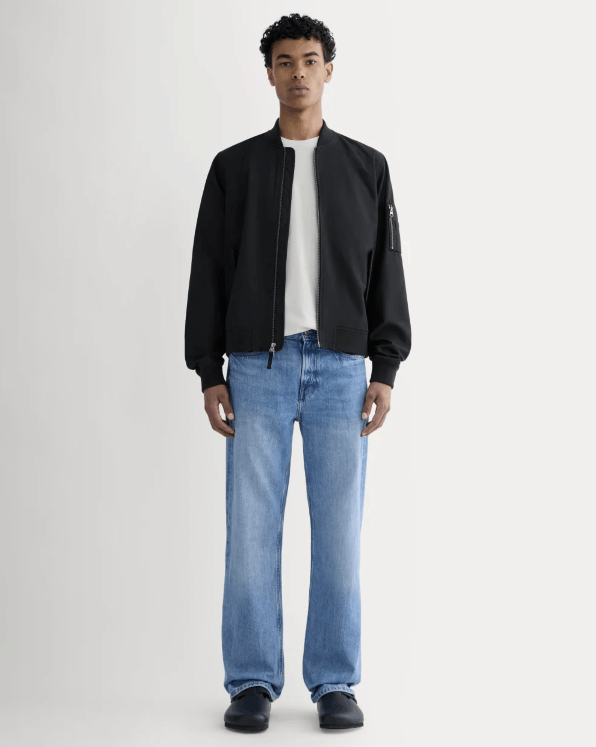 Everlane Everlane Bomber Jacket Uniform - Black Small Size US S / EU 44-46 / 1 - 2 Thumbnail