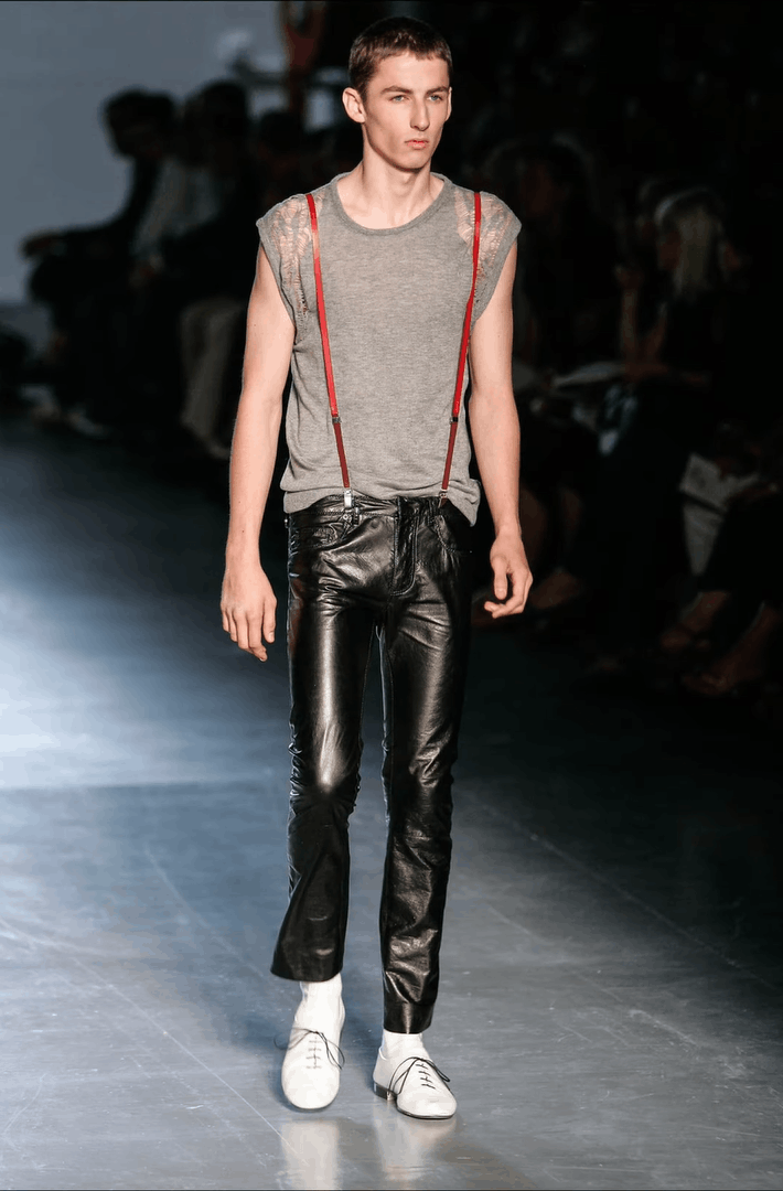 Dior × Hedi Slimane Dior Homme 100% Cashmere Grunge Knit Vest SS 2006 Runway Size US S / EU 44-46 / 1 - 7 Thumbnail