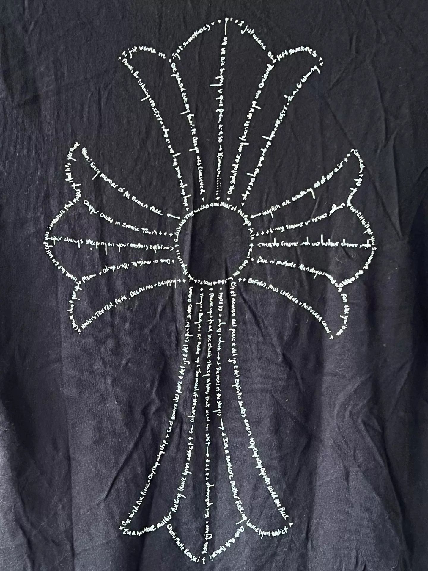 Chrome Hearts Chrome Hearts Black Cross Tee Women's XL Size XL / US 12-14 / IT 48-50 - 5 Thumbnail