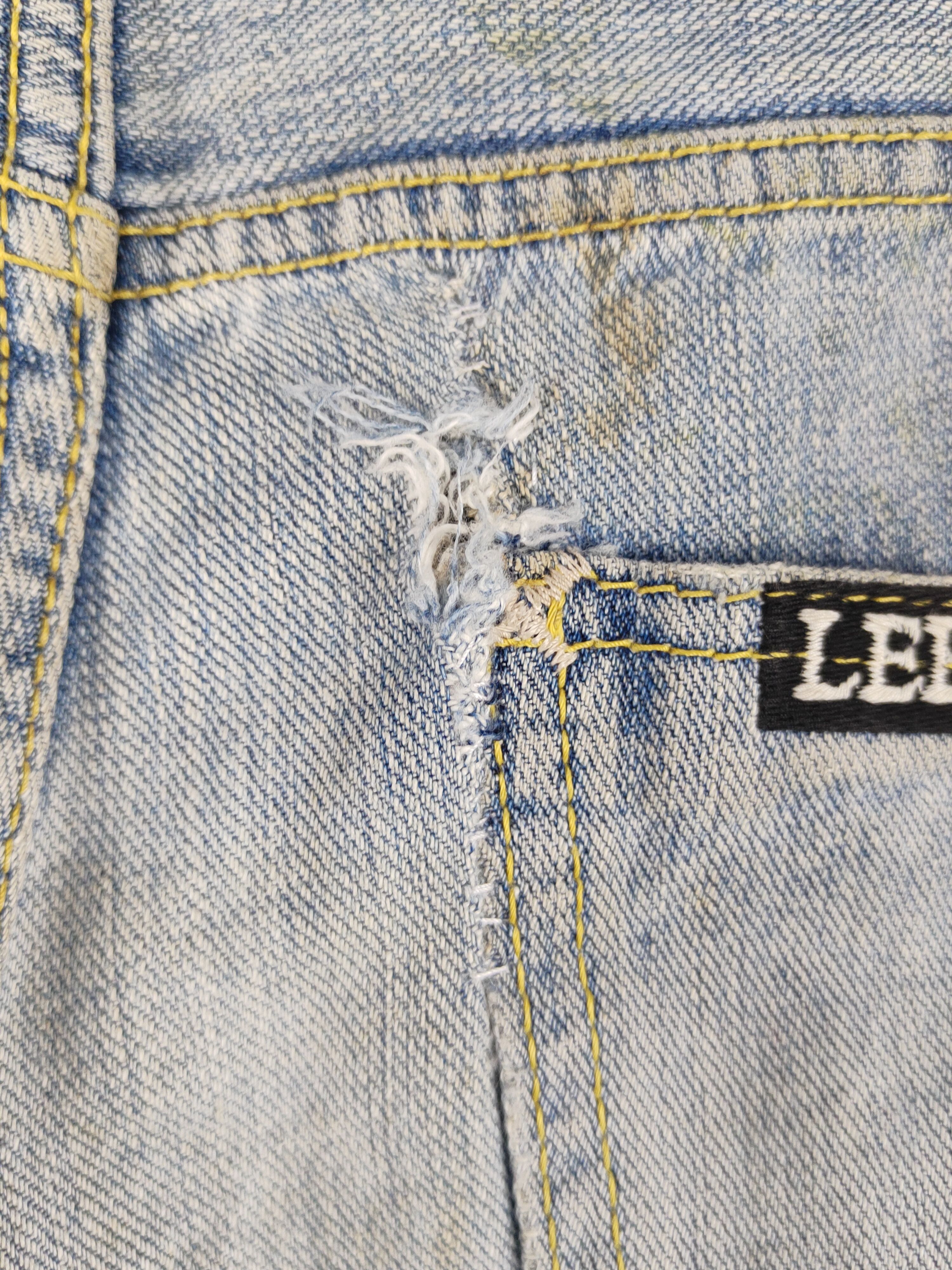 Lee Lee vintage Blue Distressed Ripped denim Jeans #W1706 Size US 32 / EU 48 - 7 Thumbnail