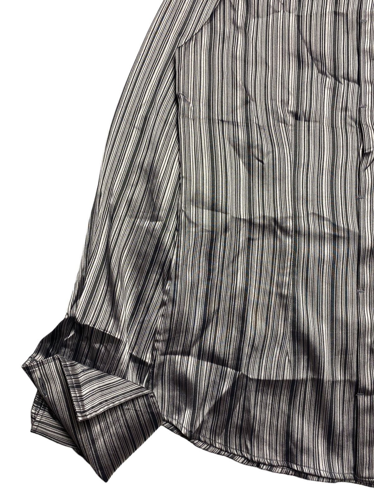 Japanese Brand 2000s Tornado Mart - Rich Yakuza Shiny Silk Button Shirt Size US M / EU 48-50 / 2 - 3 Thumbnail
