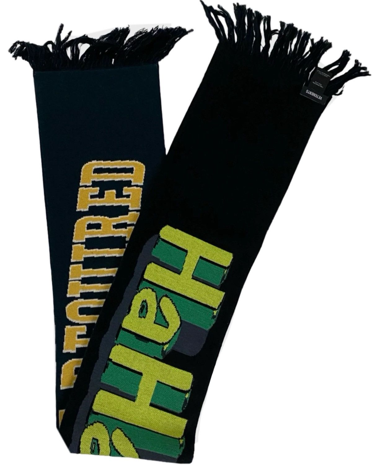 Vetements Vetements Hahaha Authorization Required Runway Scarf Size ONE SIZE - 4 Thumbnail