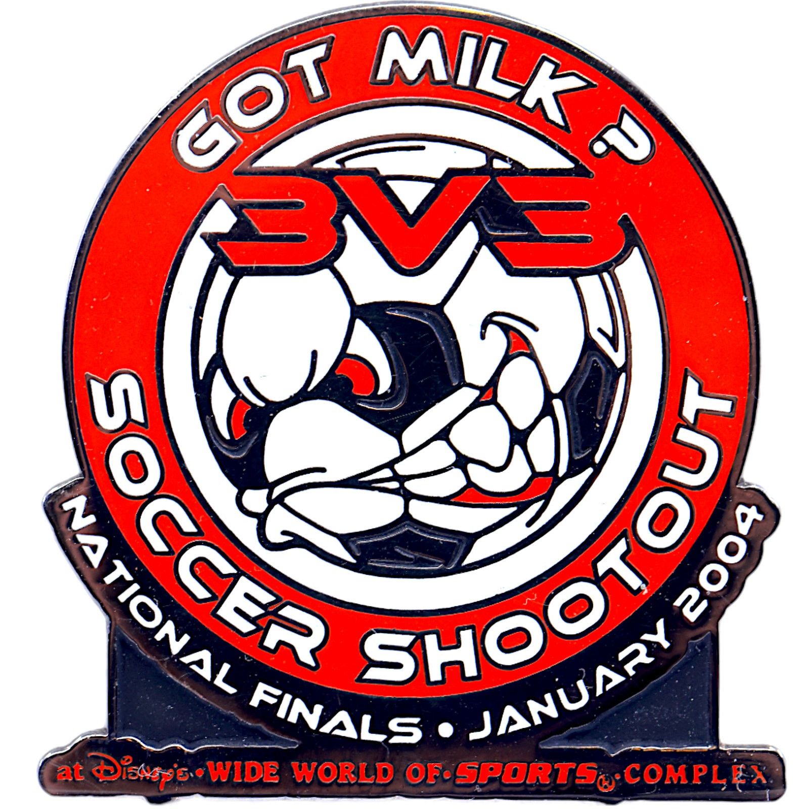 Disney Disney Wide World of Sports 3v3 Soccer Tournament 2004 Pin Size ONE SIZE - 1 Thumbnail