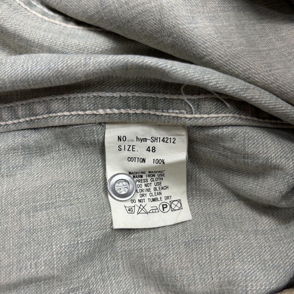 2000s Hym - Mud Wash Hook And Eye Shirt