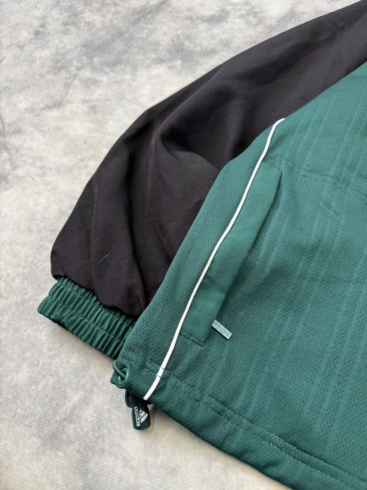 Adidas × Vintage Vintage Adidas Blokecore Sweatshirt Zip Drip Drill 90s boxy Size US M / EU 48-50 / 2 - 3 Thumbnail