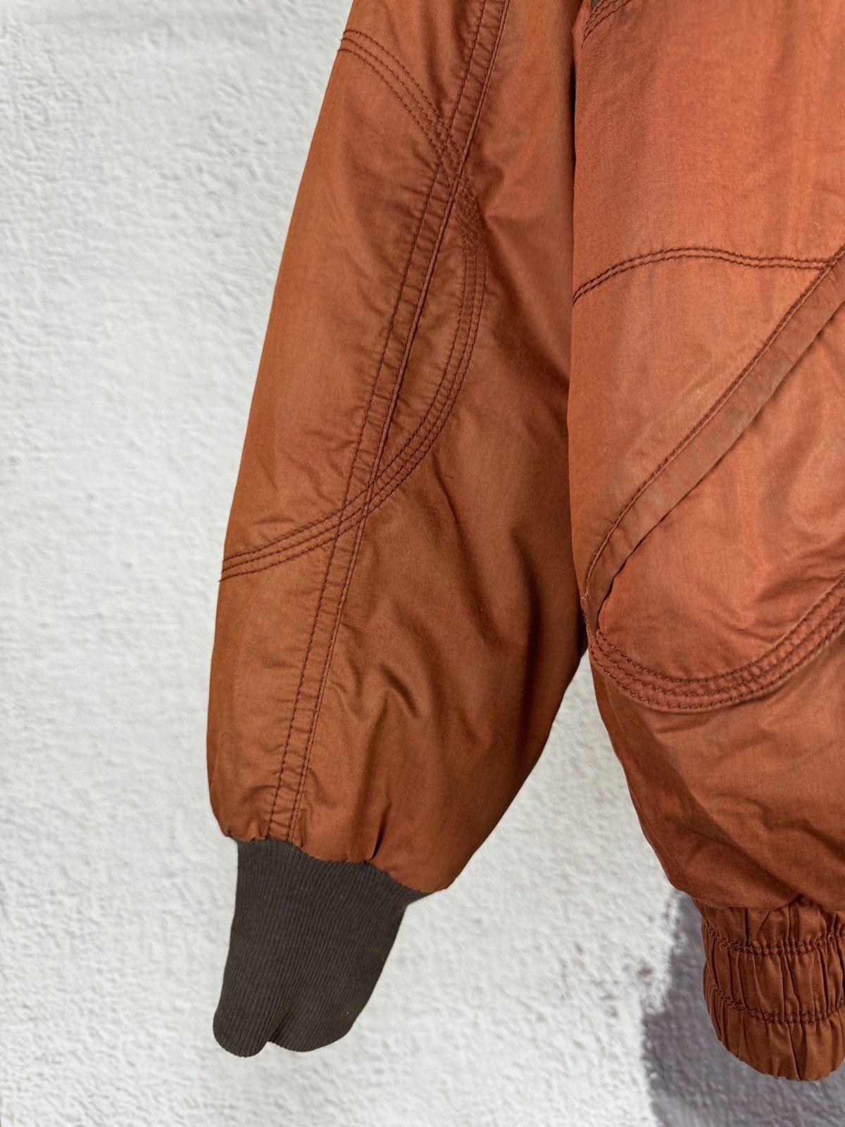 Camel Camel Collection vintage brick cotton leather winter jacket Size US L / EU 52-54 / 3 - 12 Thumbnail