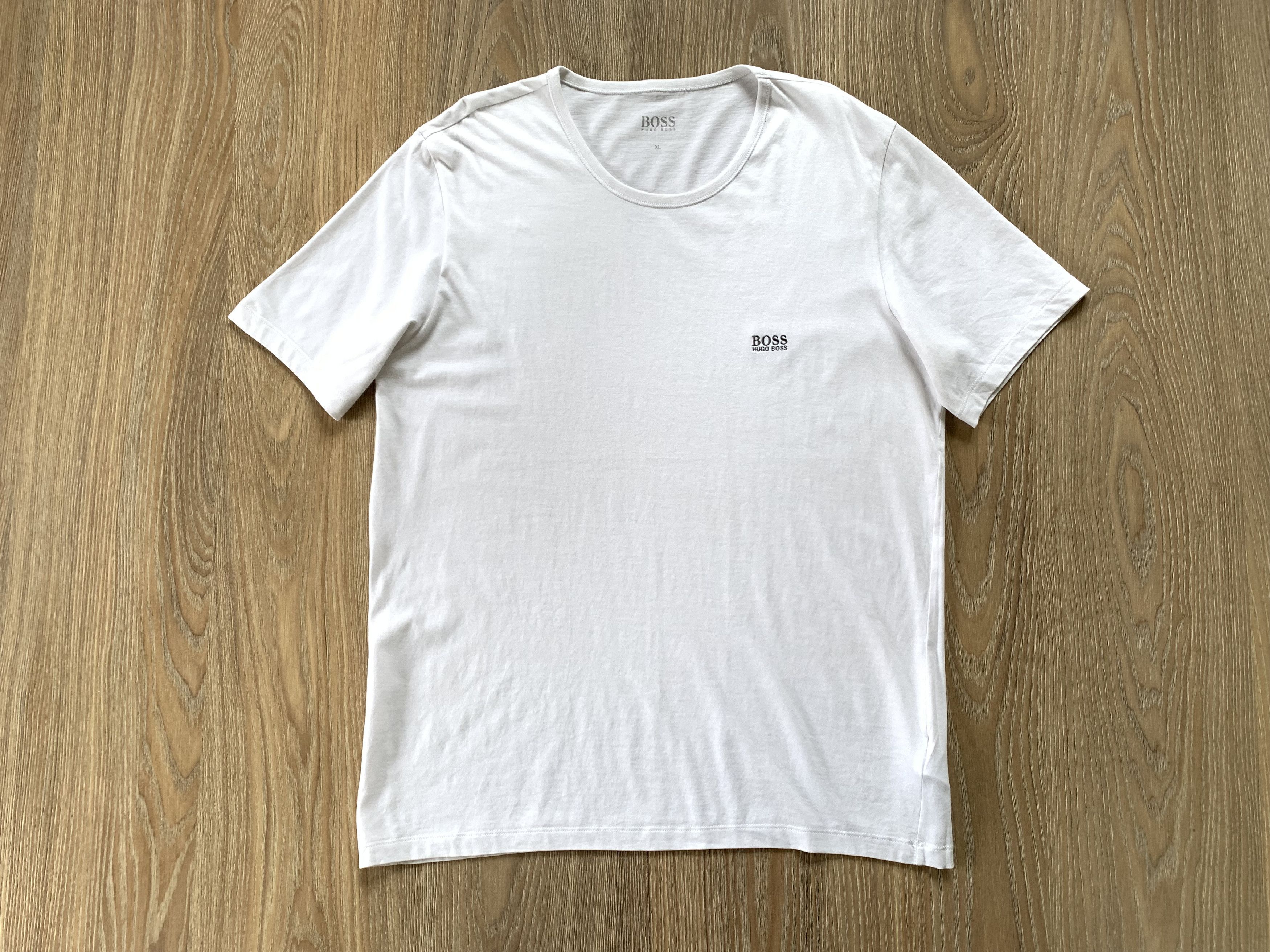 Hugo Boss Hugo Boss Basic White T Shirt Size US XL / EU 56 / 4 - 2 Thumbnail