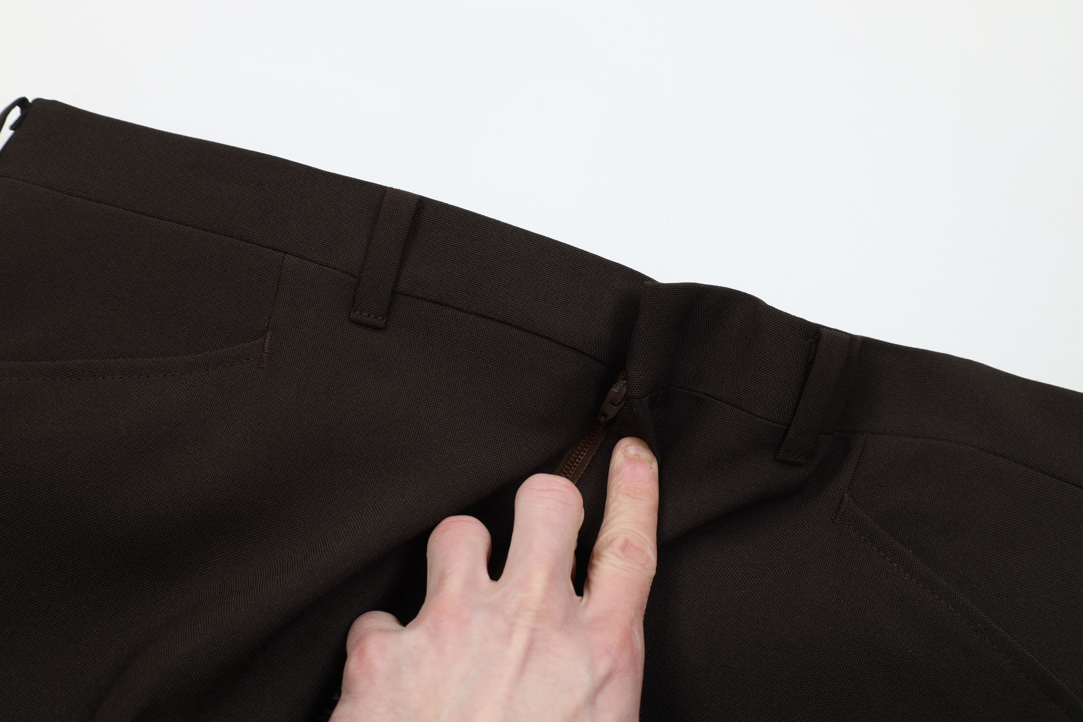 Vintage Deadstock Vintage 70s Streetwear Wide Leg Chino Pants Brown Size US 38 / EU 54 - 5 Thumbnail