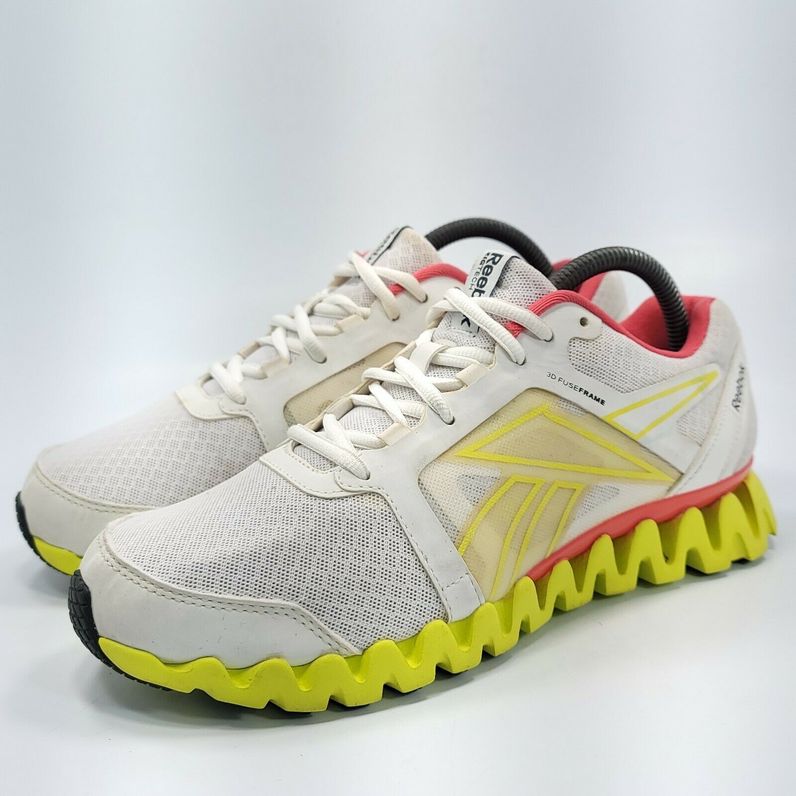 Reebok Reebok Zigquick Fire Shoe Women Size 8.5 J95936 White Yellow Size US 8.5 / IT 38.5 - 1 Thumbnail