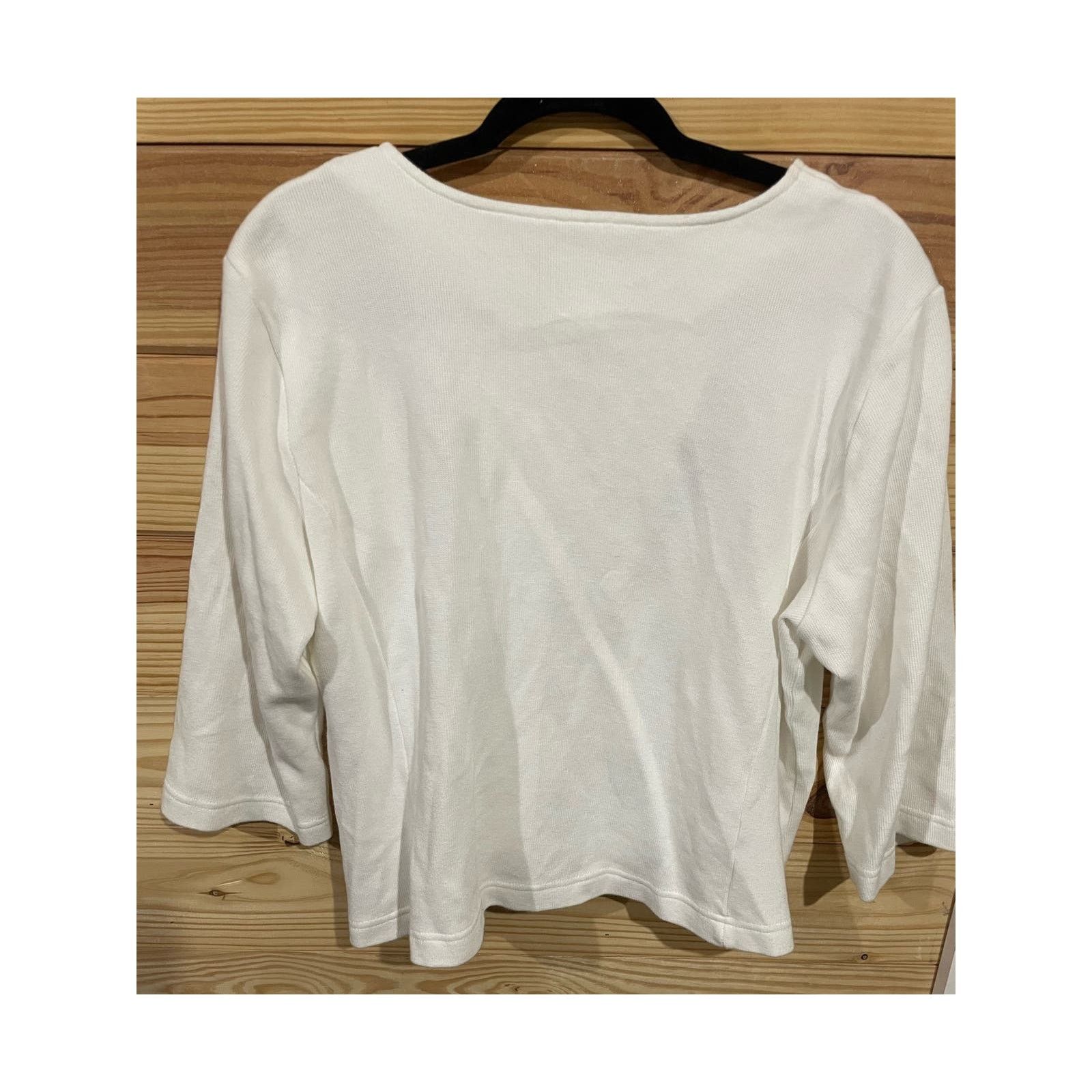Bob Mackie Bob Mackie Wearable Art Zip Up Sweater, size XL Size XL / US 12-14 / IT 48-50 - 7 Thumbnail