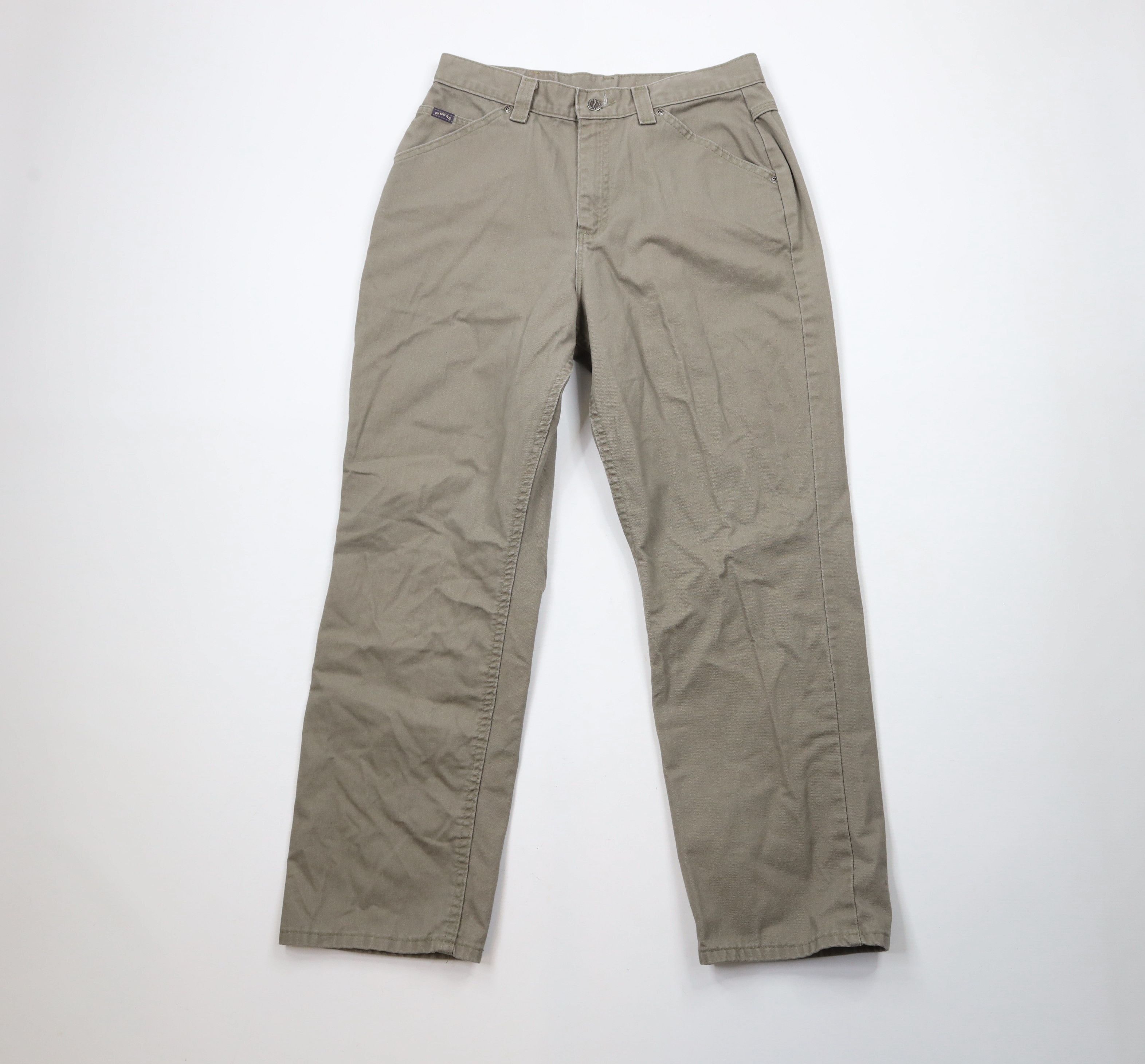 Lee × Vintage Vintage Lee Riders Fit Wide Leg Jeans Pants Greenish Gray Size 30" / US 8 / IT 44 - 1 Thumbnail