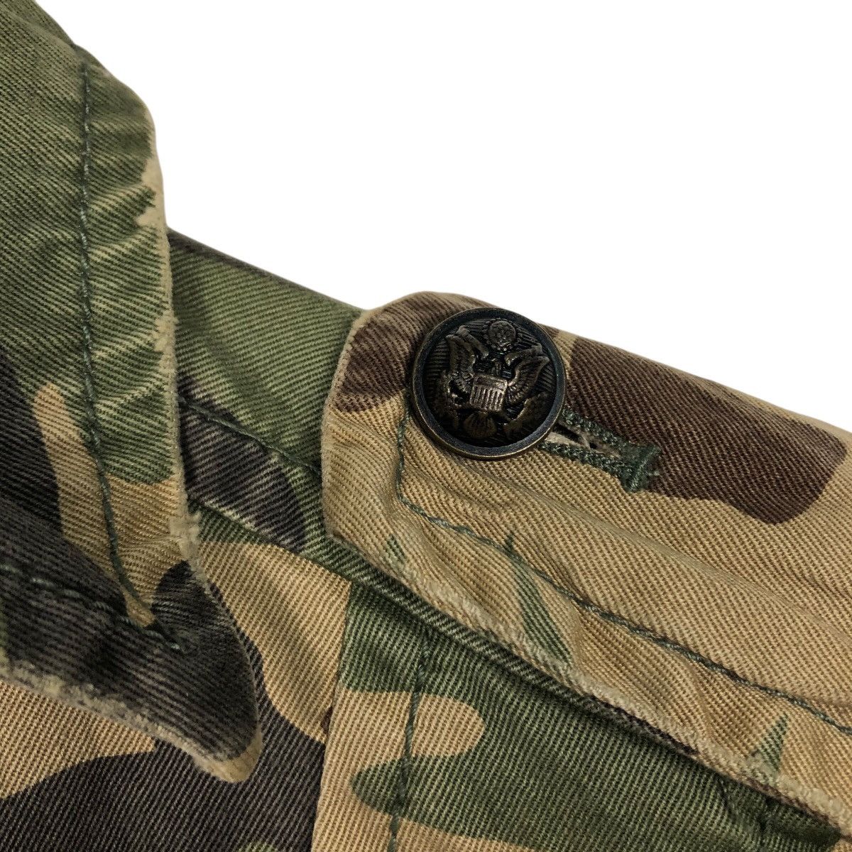 Japanese Brand 📌Vintage Cropped Biker Jacket Fakedelic Camouflage Military Size US M / EU 48-50 / 2 - 17 Thumbnail