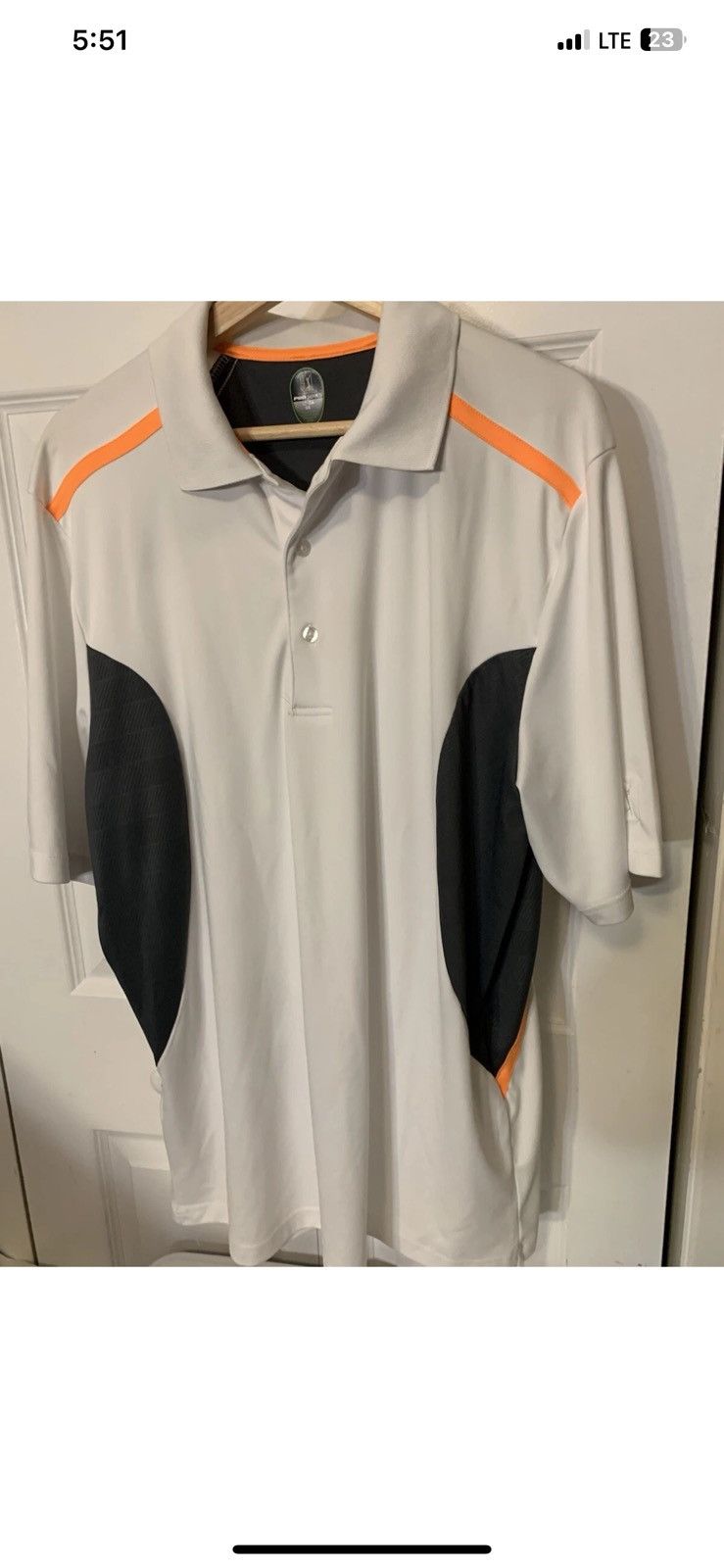 PGA Tour PGA Tour mens sz LT pro series white golf polo Size US L / EU 52-54 / 3 - 6 Thumbnail