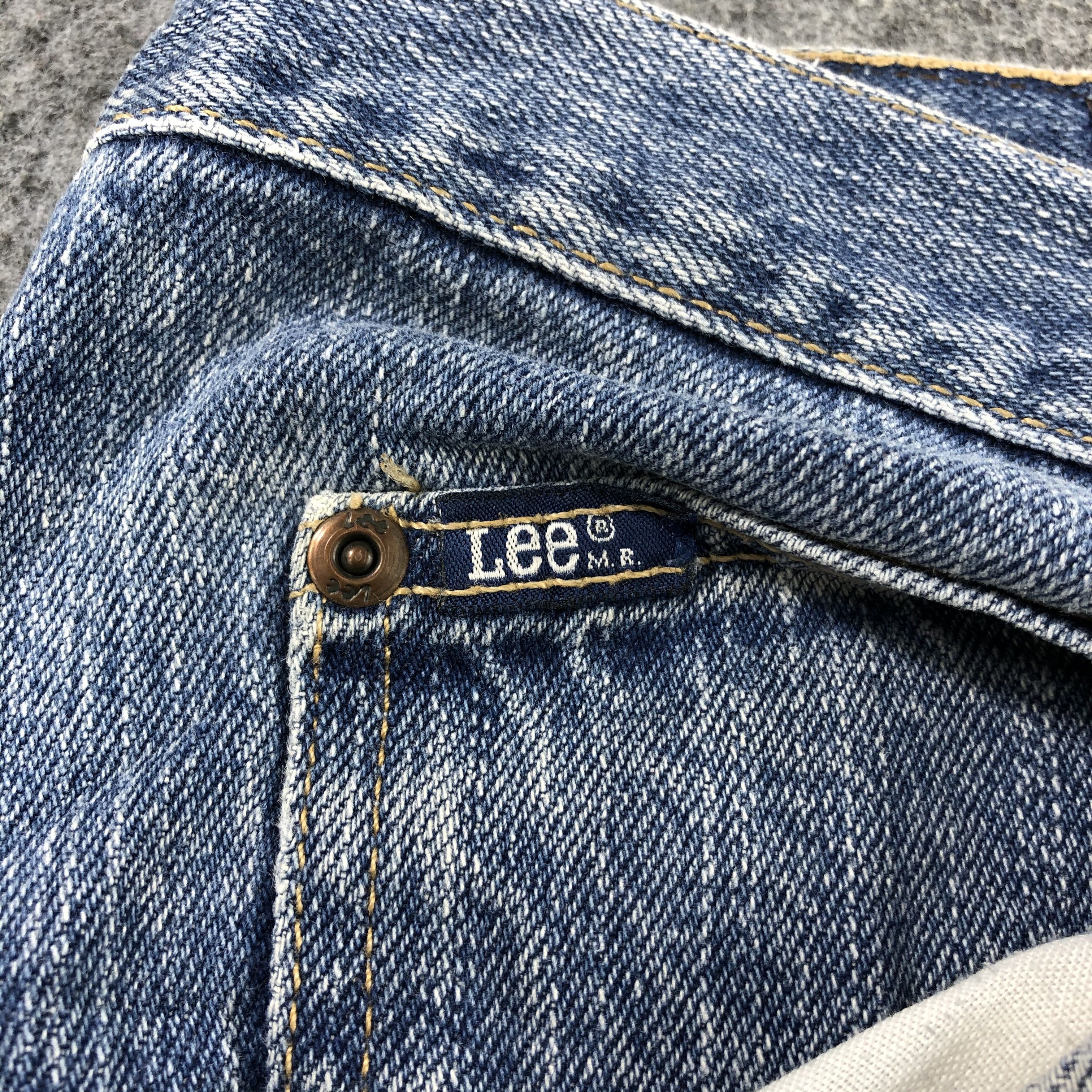 Lee Vintage Blue Wash Lee Jeans-J1573 Size US 38 / EU 54 - 10 Thumbnail