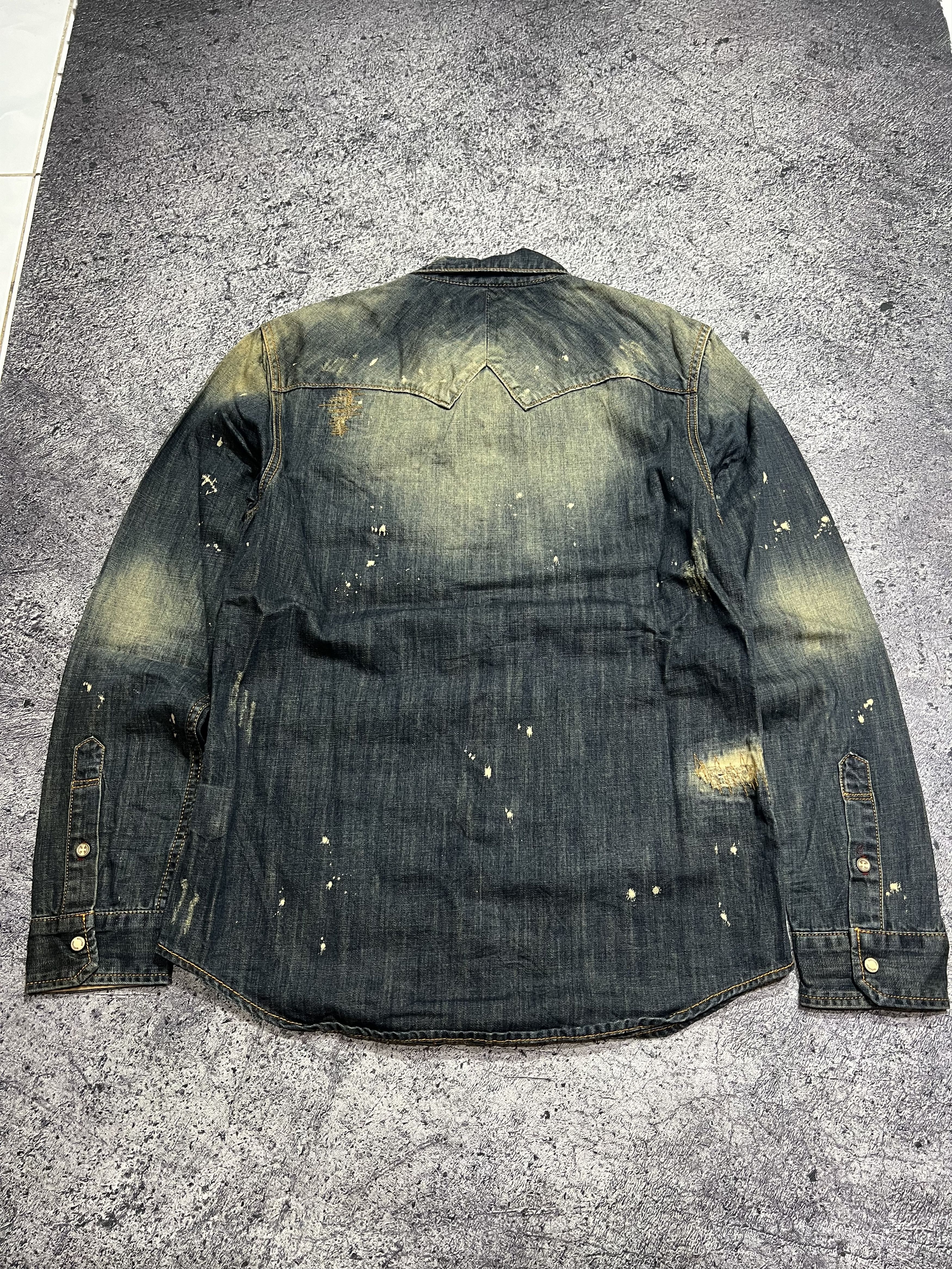 Japanese Brand 2000s Archival Buckaroo Hysteric Mudwash Shirt y2k Lgb Ifsix Size US M / EU 48-50 / 2 - 5 Thumbnail