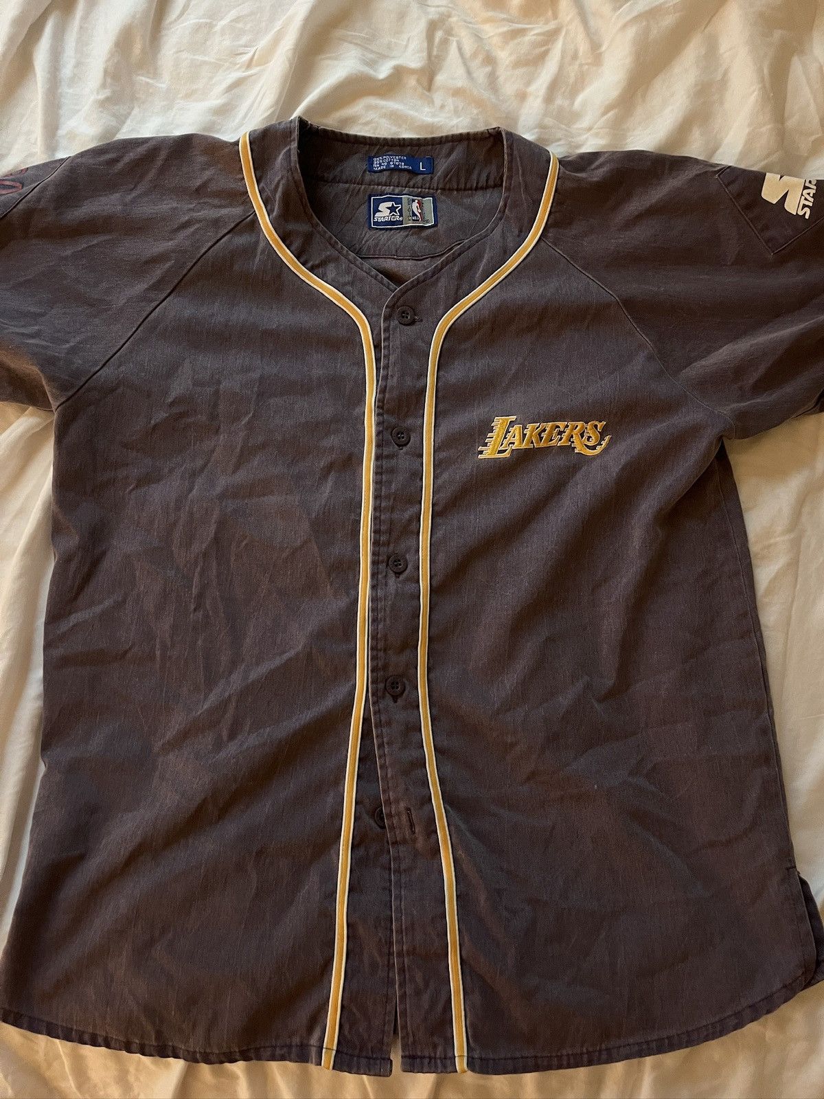 Vintage Lakers warmup