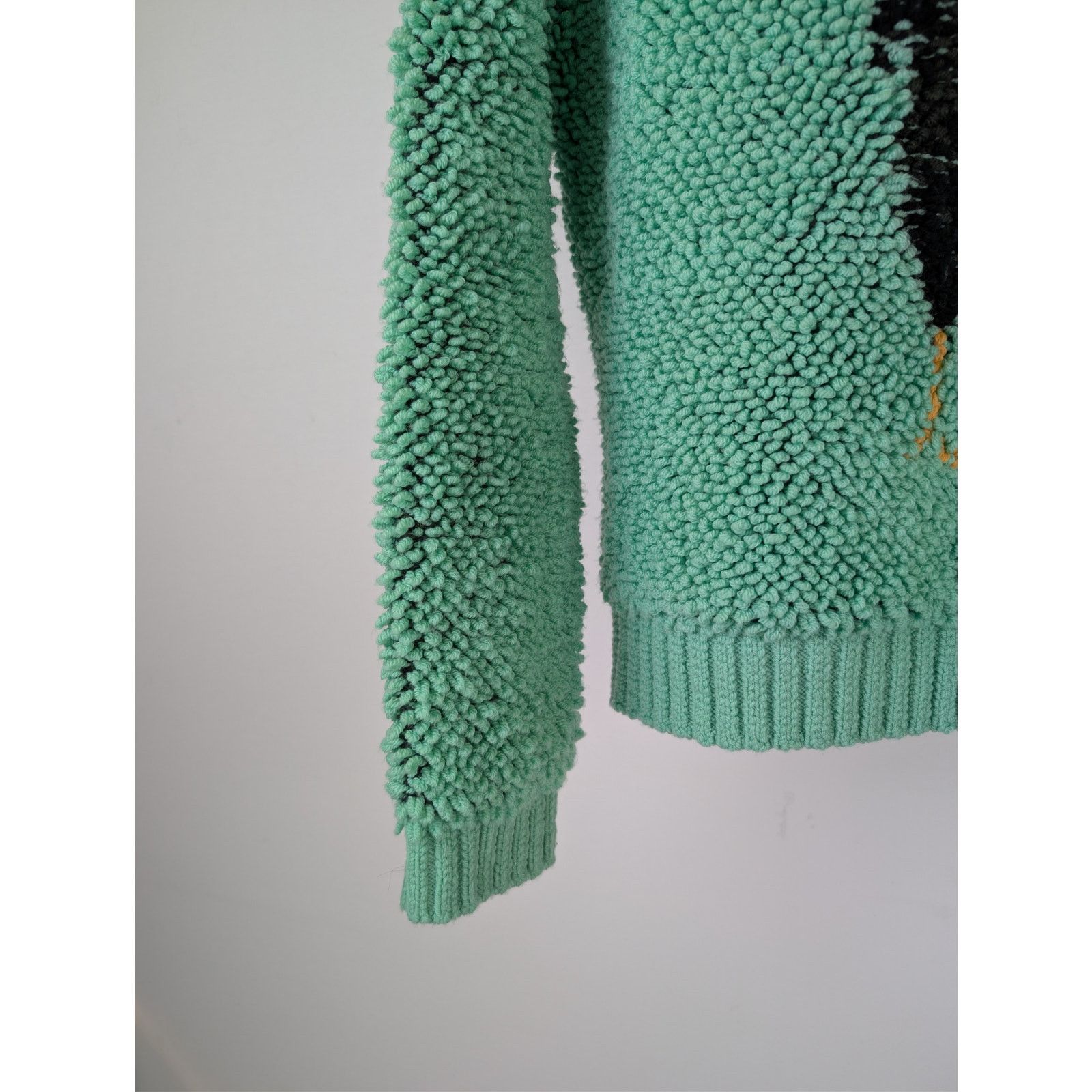 Bottega Veneta o1rshd1 Animal Jacquard Sweater HW Graphic in Siren Size US S / EU 44-46 / 1 - 4 Thumbnail