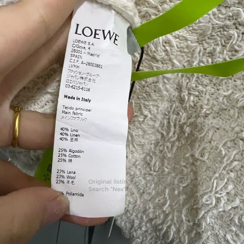 Loewe Loewe Beige Back Logo Knit Sweater Size M / US 6-8 / IT 42-44 - 4 Thumbnail