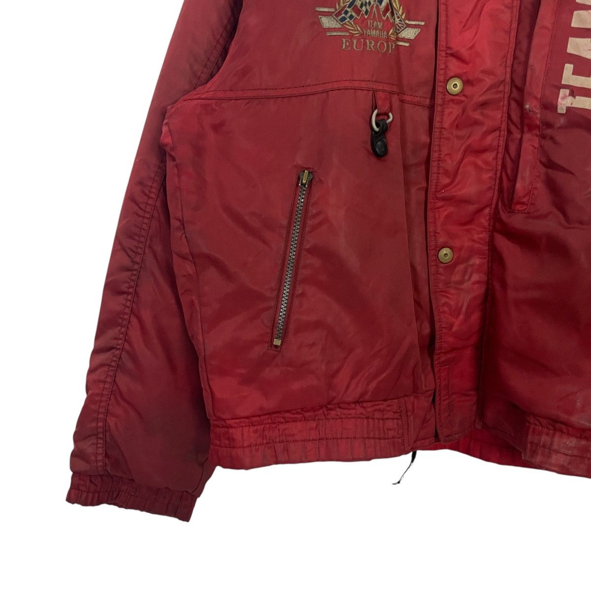 Yamaha Vintage Team Yamaha Distressed Racing Jacket Size US XL / EU 56 / 4 - 3 Thumbnail