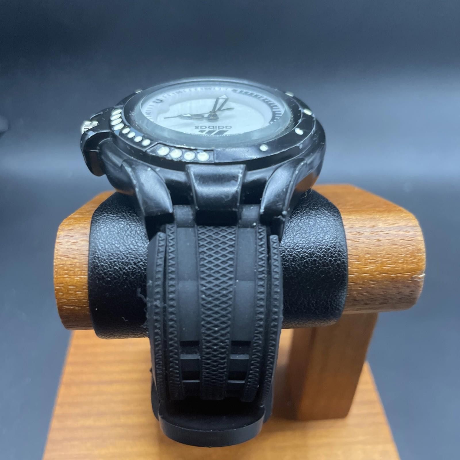 Adidas Adidas Unisex Diver Styled Quartz Black Band New Battery Size ONE SIZE - 3 Thumbnail