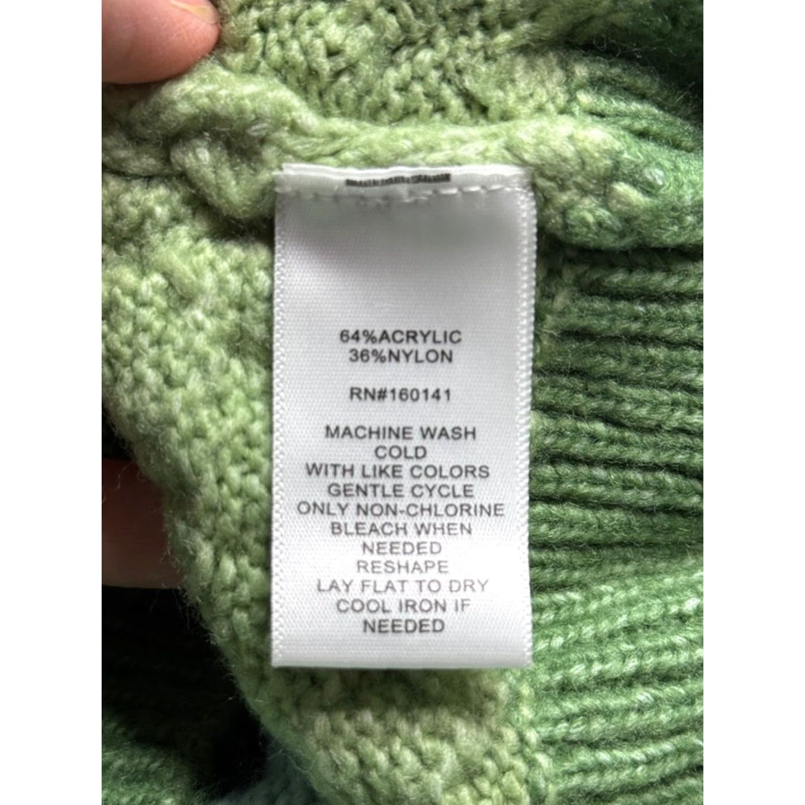 Vintage VINTAGE Daily Thread Green Striped Oversized Sweater XS Women Pullover 25” Pit to Pit 22” Length 28” Sleeve Length Womens XS Size XS / US 0-2 / IT 36-38 - 4 Thumbnail