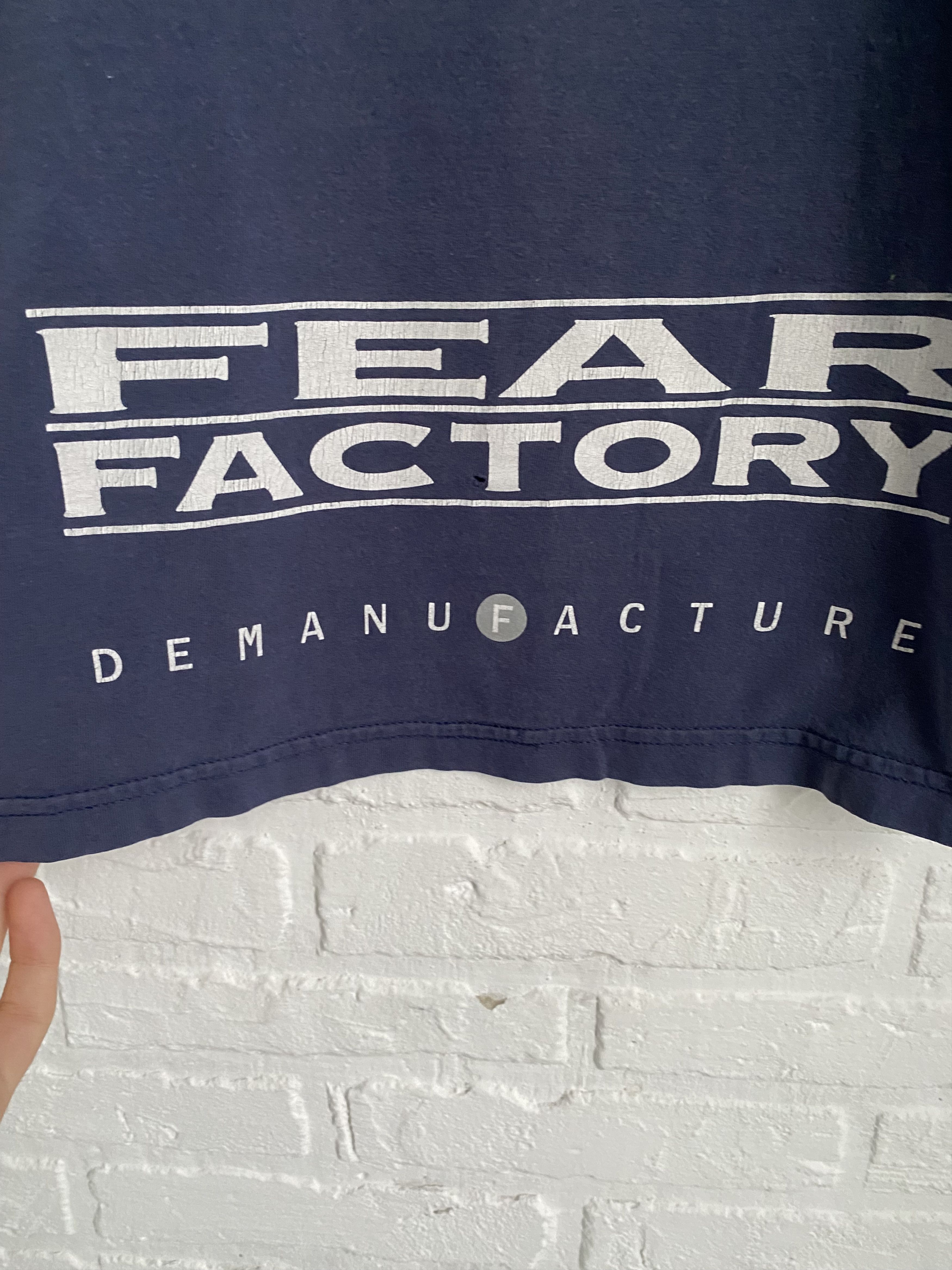 Band Tees × Vintage Vintage 90s Fear factor demanufacture t-shirt Size US M / EU 48-50 / 2 - 8 Thumbnail