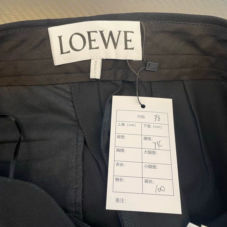 Loewe Loewe Black trousers Size 25" / US 0 / IT 36 - 2 Thumbnail