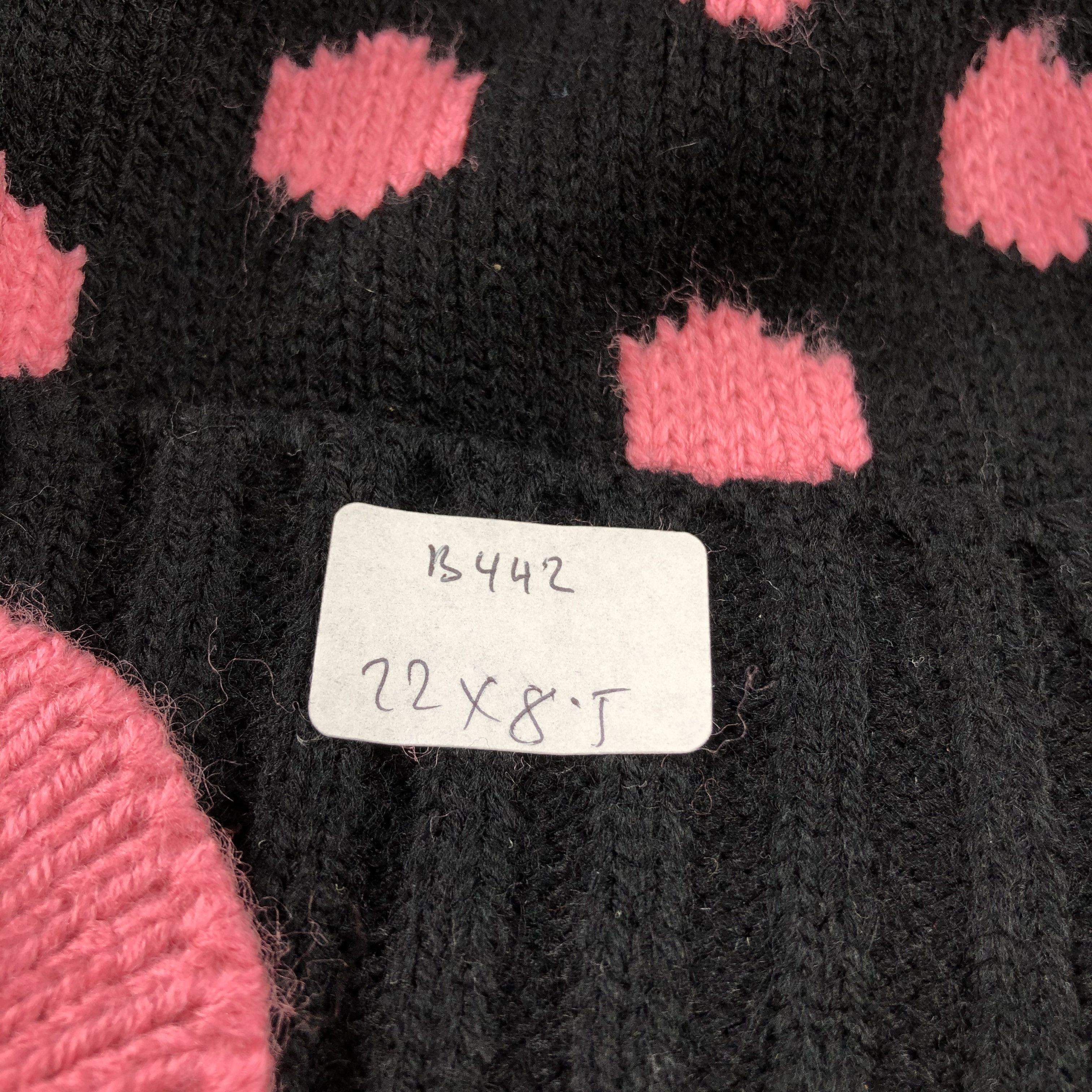 Vintage Unknown Pink Dots Bobble Beanie Snowcap Snow Hat B442 Size ONE SIZE - 7 Thumbnail